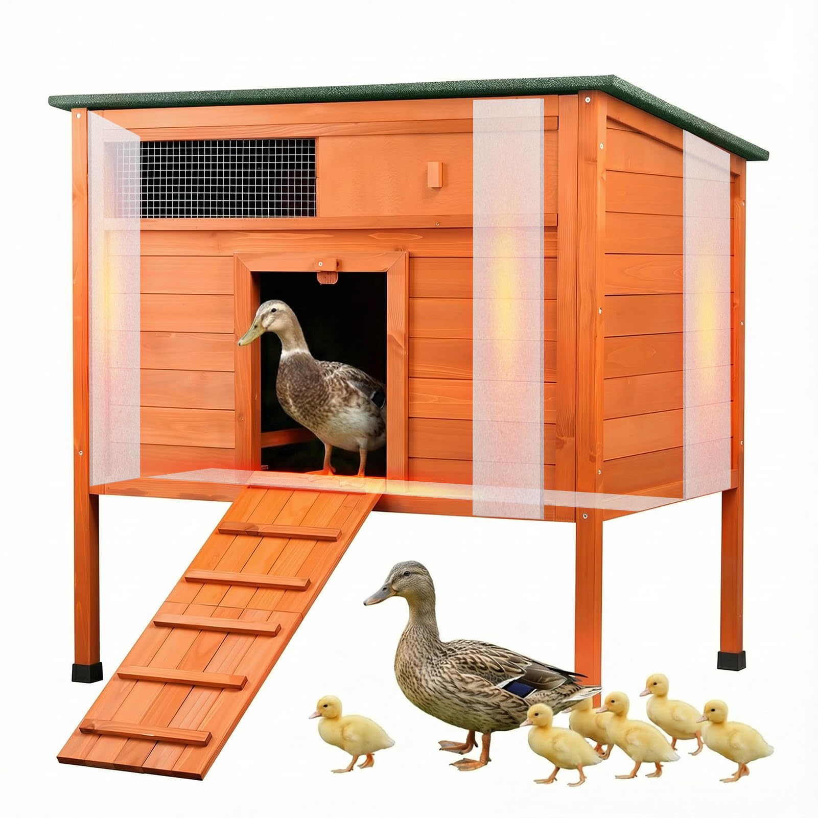 Insulated Duck Coop Warm Duck House