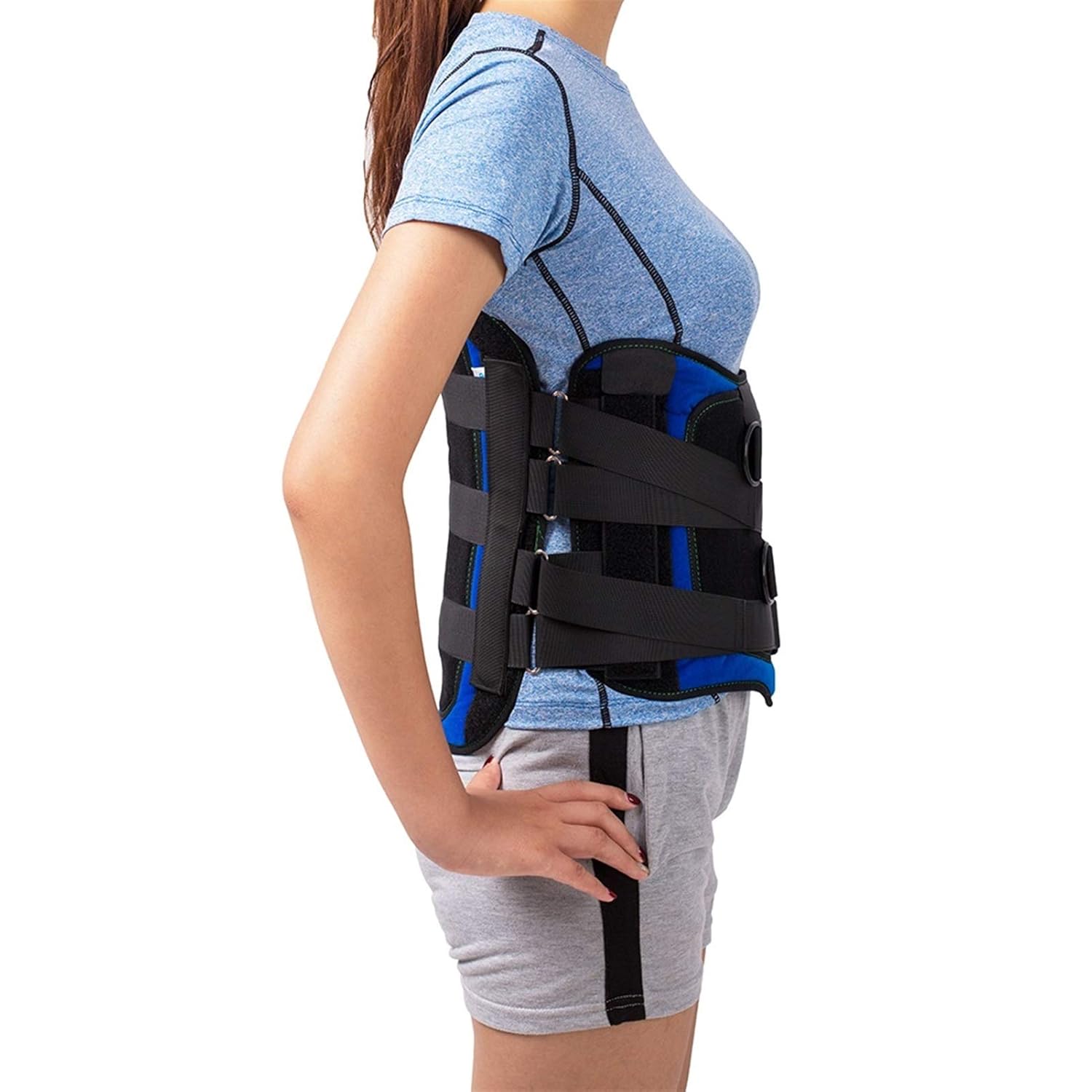 Lumbar Sacral Back Brace Lumbosacral Corset Spinal Orthosis Support Belt Brace (Size : Medium) (Large) (Medium)