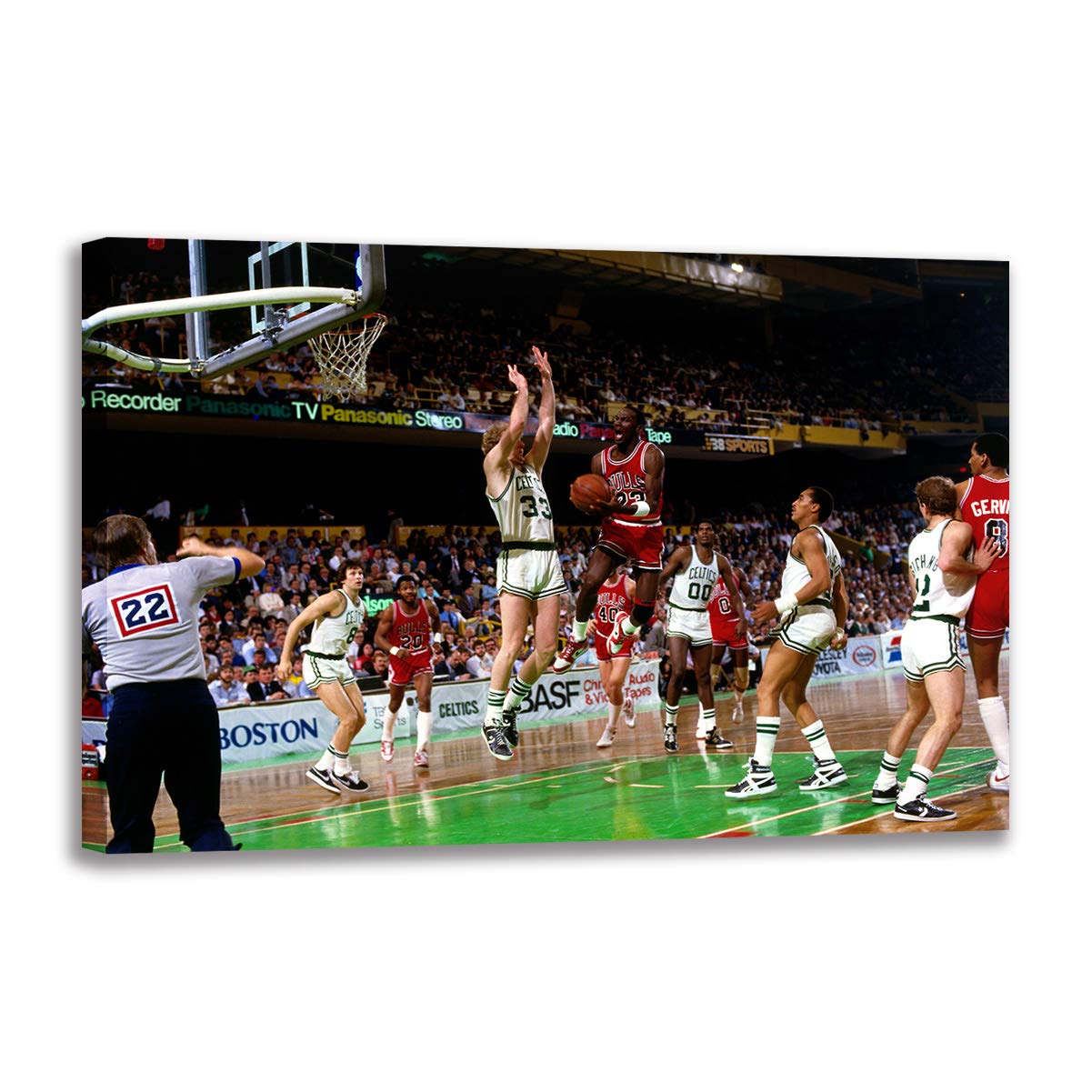 Impresión moderna de Michael Jordan en lienzo de alta calidad sin marco 50x70 8