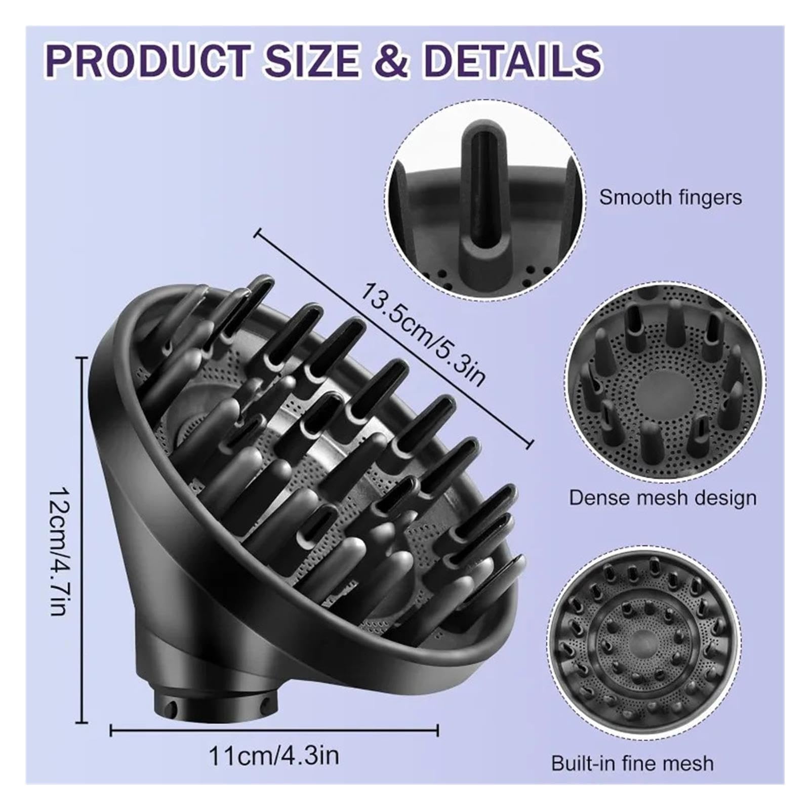 Compatible con difusor Dyson, Wave y Curl.
