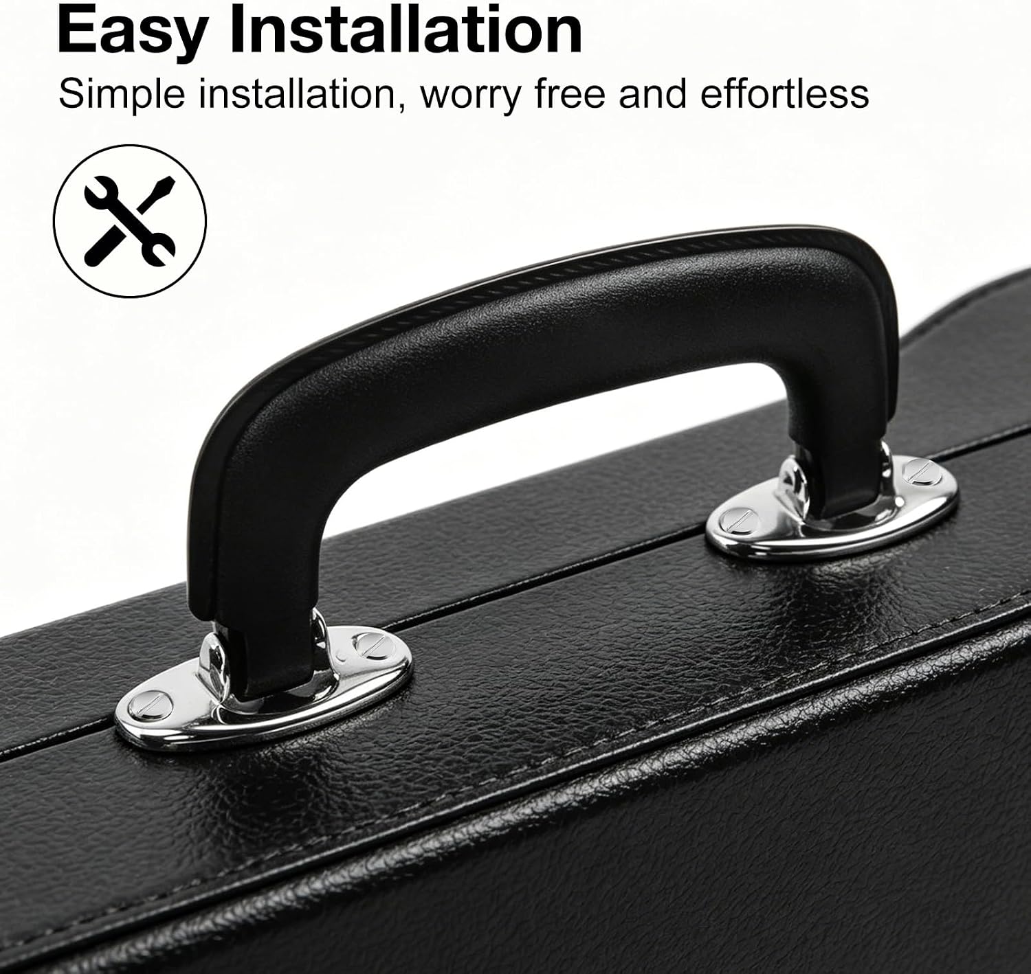 2Pcs Luggage Handle Replacement Plastic Guitar Case Handle for Suitcase, Musical Box Carrying Case