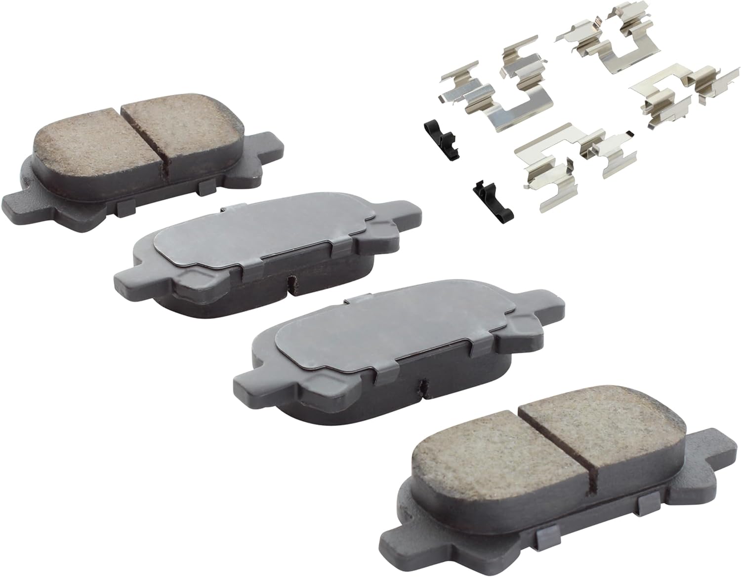 QUALITY-BUILT Rear Ceramic Brake Pads, Premium 1001-0828C, Compatible with 2002-2008 Toyota (Avalon,Camry,Solara)
