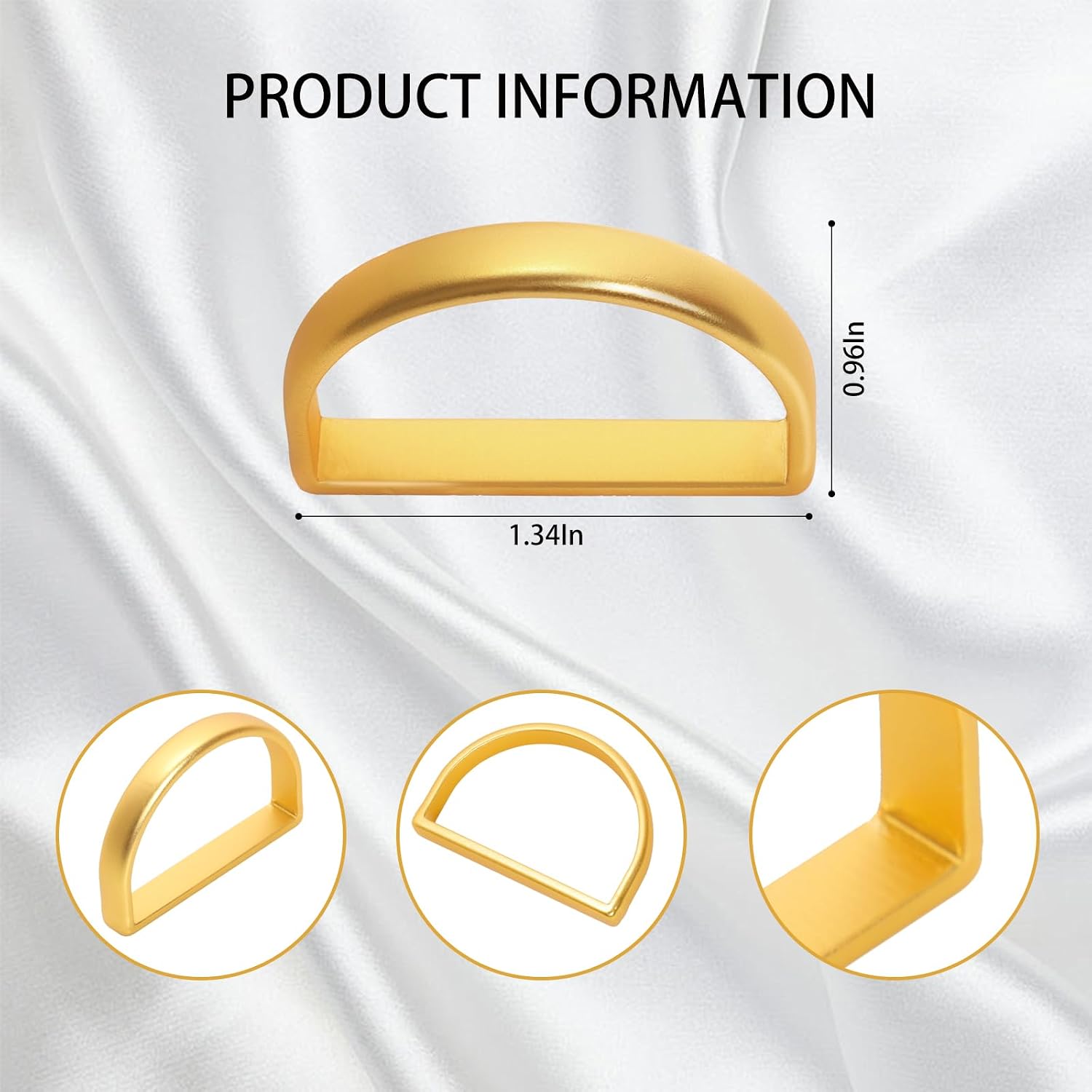 20 PCS Gold Napkin Rings Stainless Steel Napkin Ring Semicircle Metal Gold Napkin Holder Thanksgiving Christmas Napkin Rings for Dinner Table Decor Wedding Easter Party Banquet