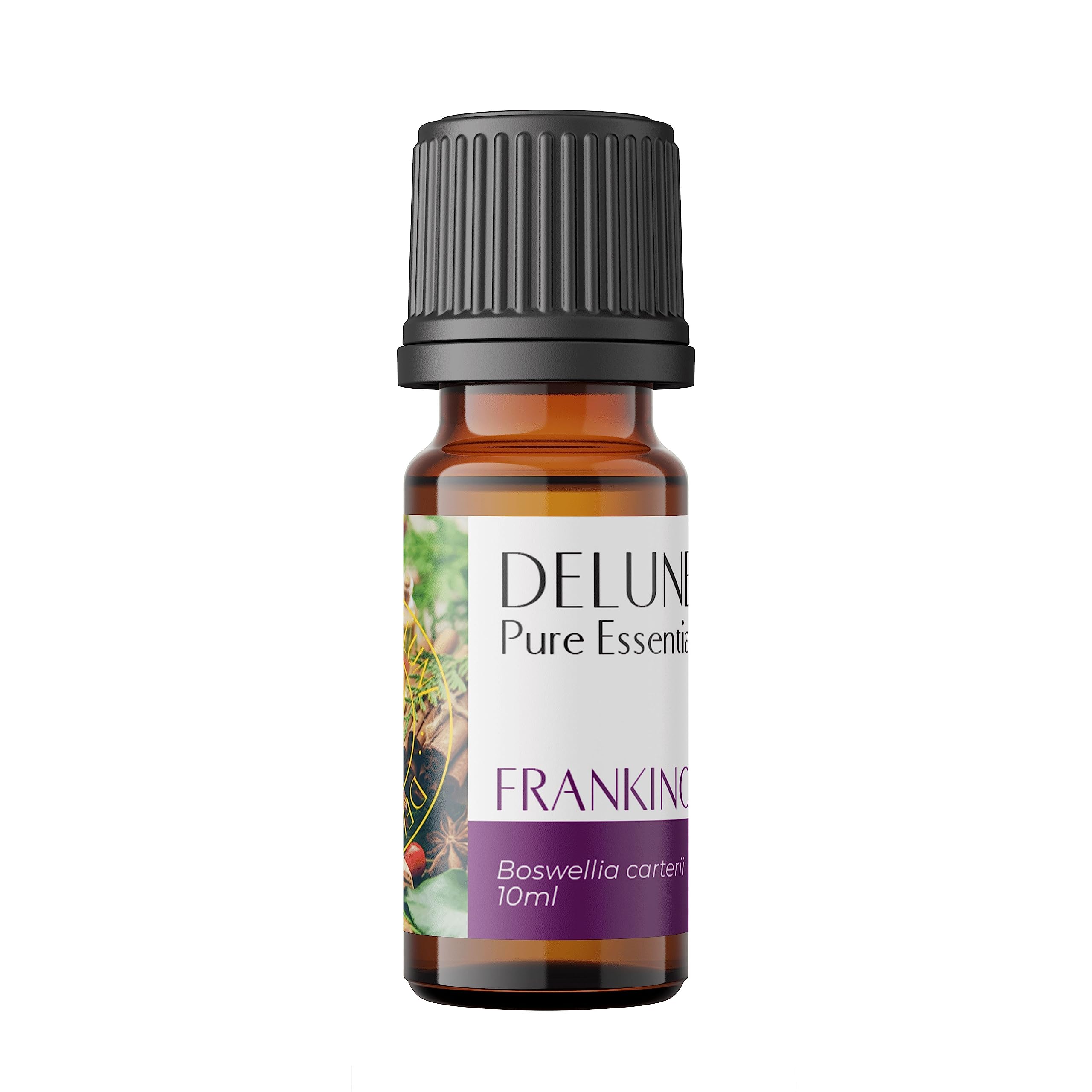 DeluneFrankincense Pure Essential Oil - 100% Pure and Natural Aromatherapy Essential Oils for Diffuser, Topical, and Home - 10ml