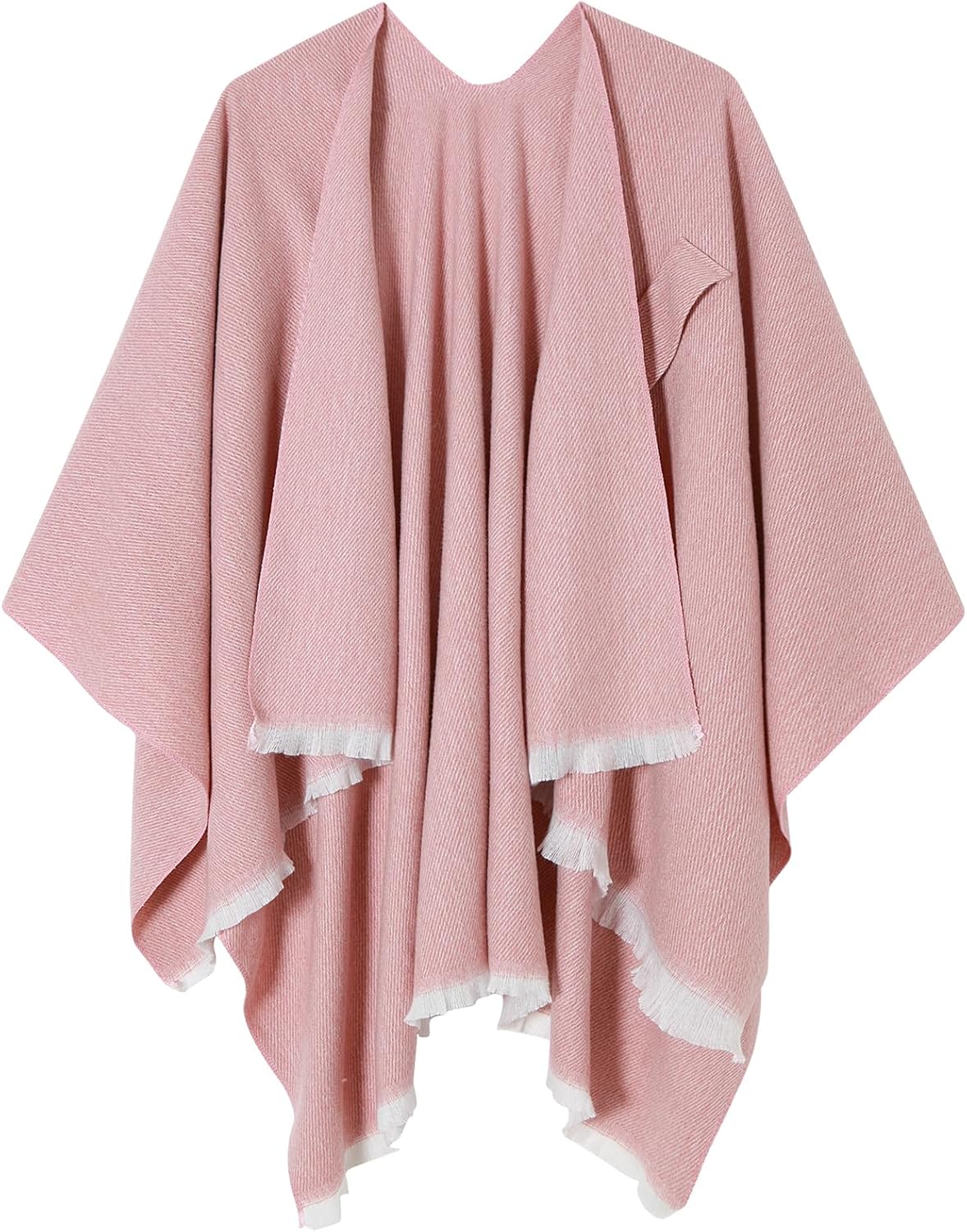 Women's Shawl Wrap Poncho Warm Cape Cardigan Open Front Shawls for Spring Fall Winter Cold Weather Days - Image 3