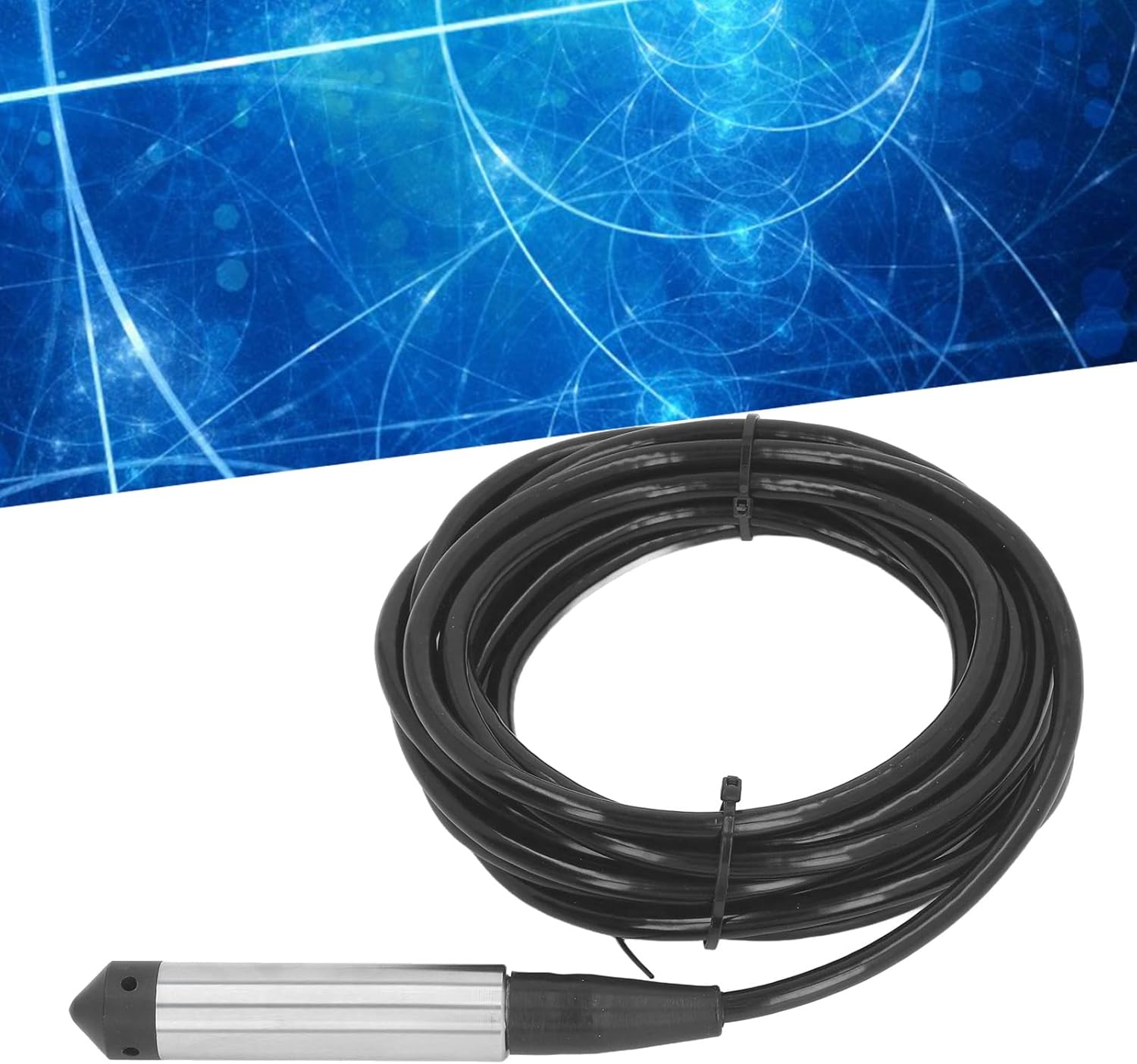 Liquid Level Sensor Liquid Level Sensor Kuuleyn Throw in Type Liquid Level Sensor Stainless Steel Probe Integrated Water Level Transmitter Dc 12‑30v 4‑20ma (0-10m)