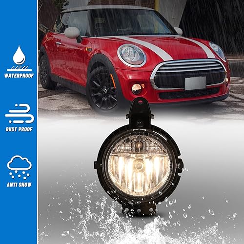 Miniatura 6 de Luces antiniebla compatibles con Mini Cooper 2007-2015 Conjunto de lámparas de repuesto para pasajeros
