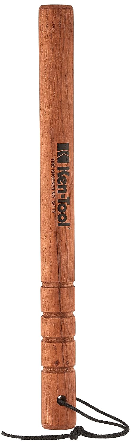 RoadPro R-7845 36" Chrome-Plated Steel 5th Wheel Pin Puller, Silver and Ken-Tool 35110 Tire Knocker, Brown