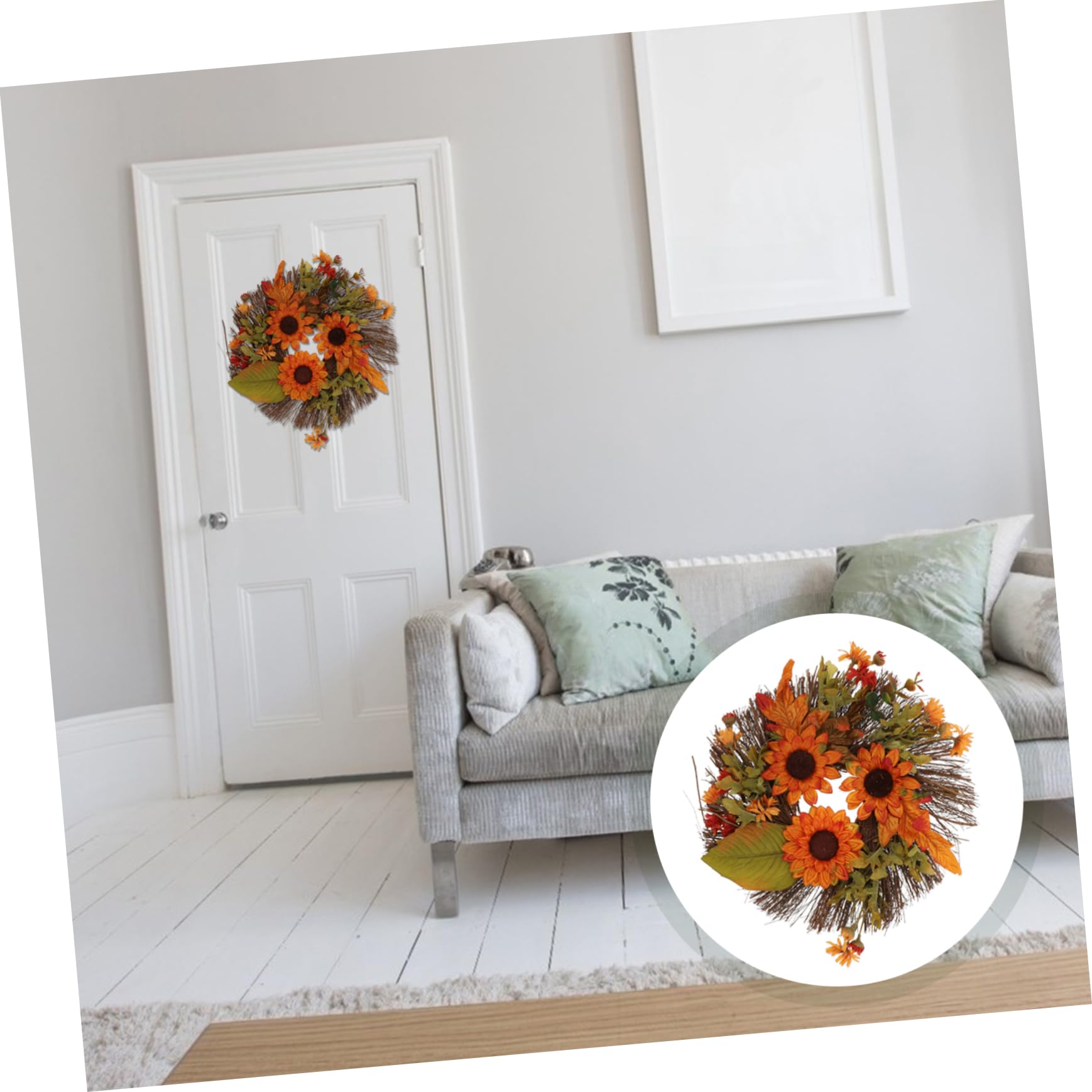TOPBATHY 3 Pezzi Squisita Ghirlanda Di Girasole Lampada Ghirlanda Luminosa Porta Appesa Decorazione Per Matrimonio Casa Negozio Decorazioni