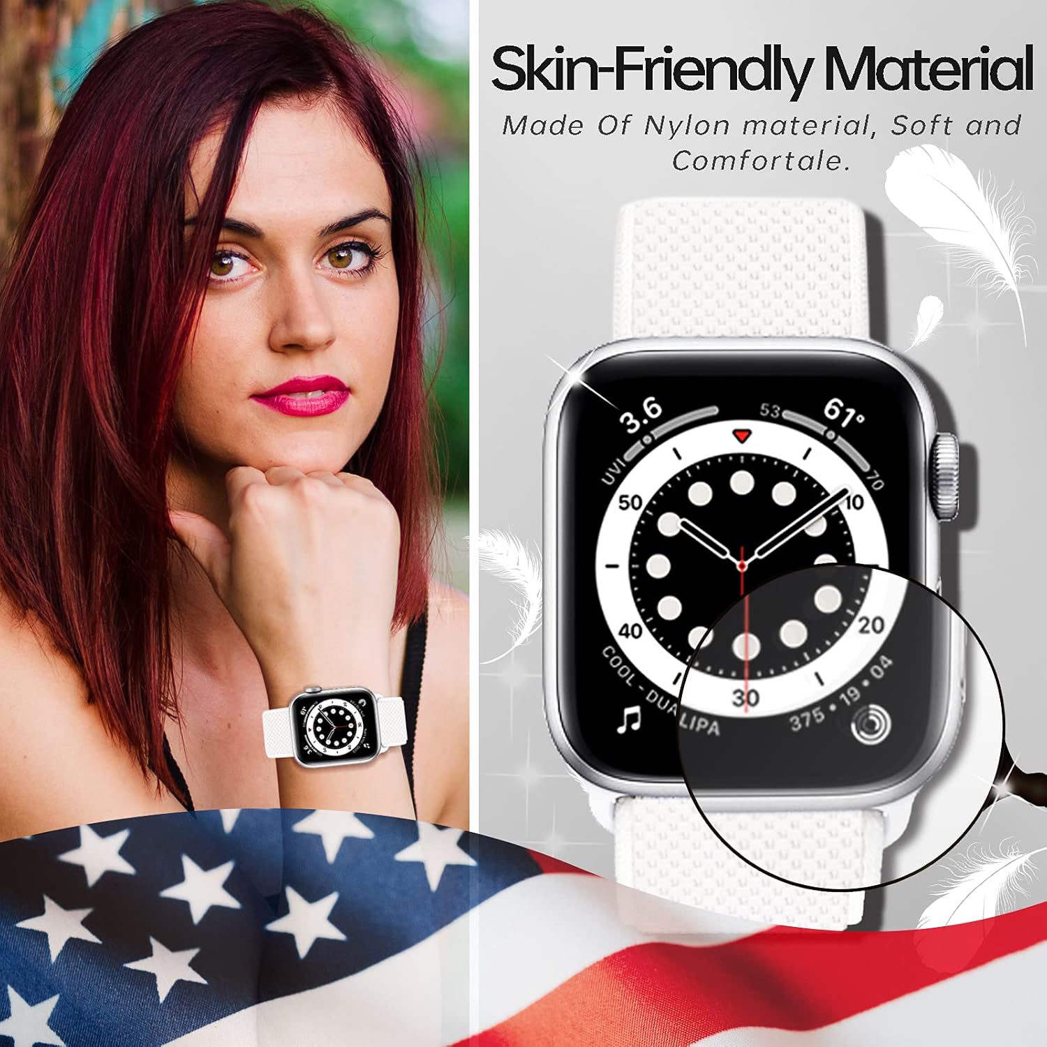 UPOLS Stretchy Compatible Adjustable Wristband Photo