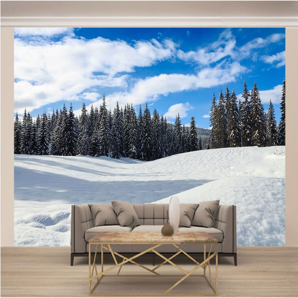 Tapisserie photo XXL moderne en toison intissée premium 350x256 cm pour un salon élégant