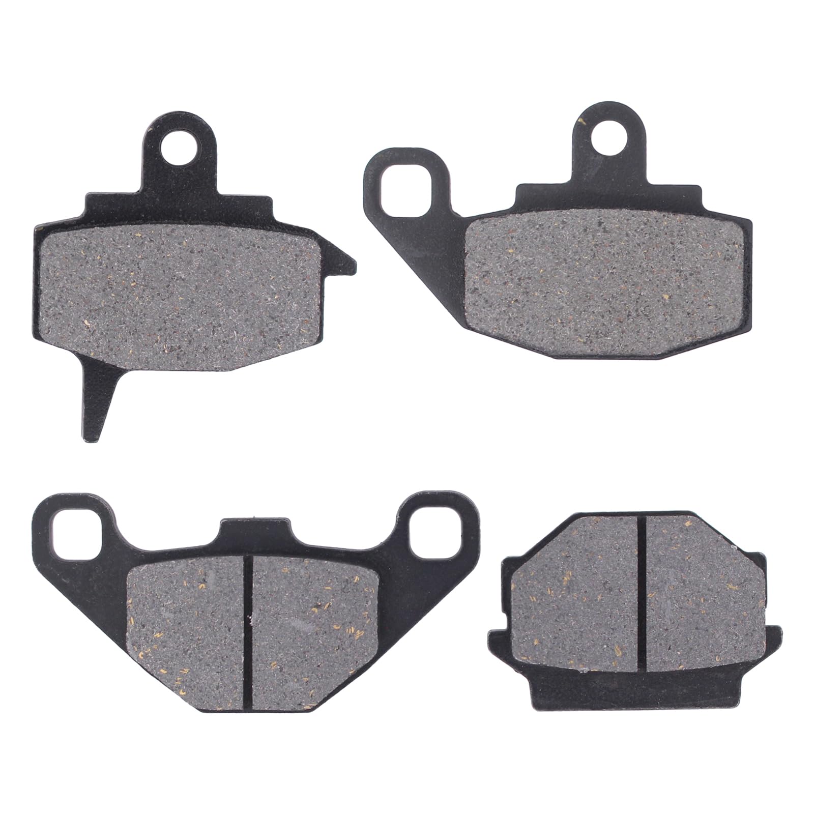 ApplianPar 2 Set Front and Rear Brake Pads Kit for Kawasaki KLR650 1987-2007