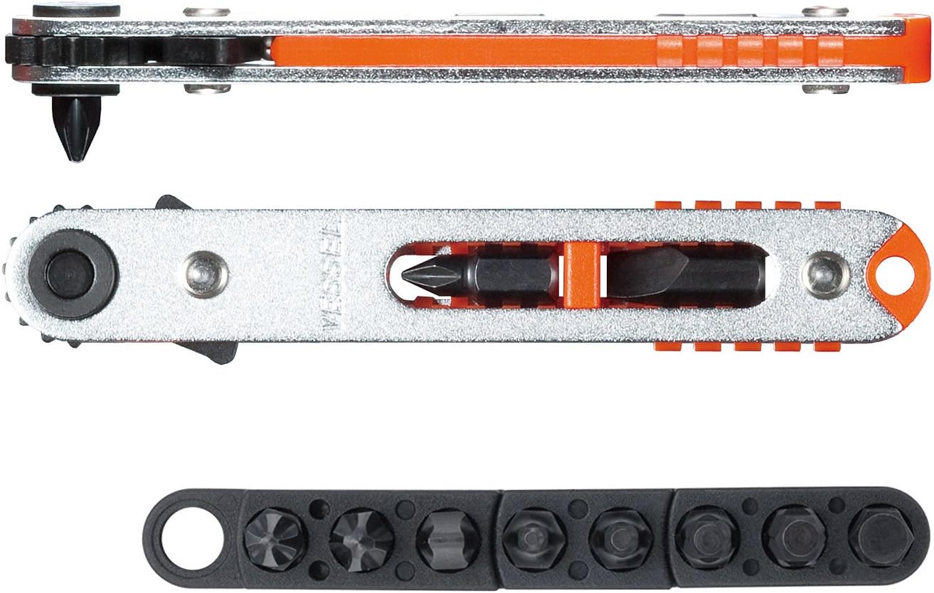 Low-Profile Flat Plate Ratchet Screwdriver Set (TD76J (Straight Type))