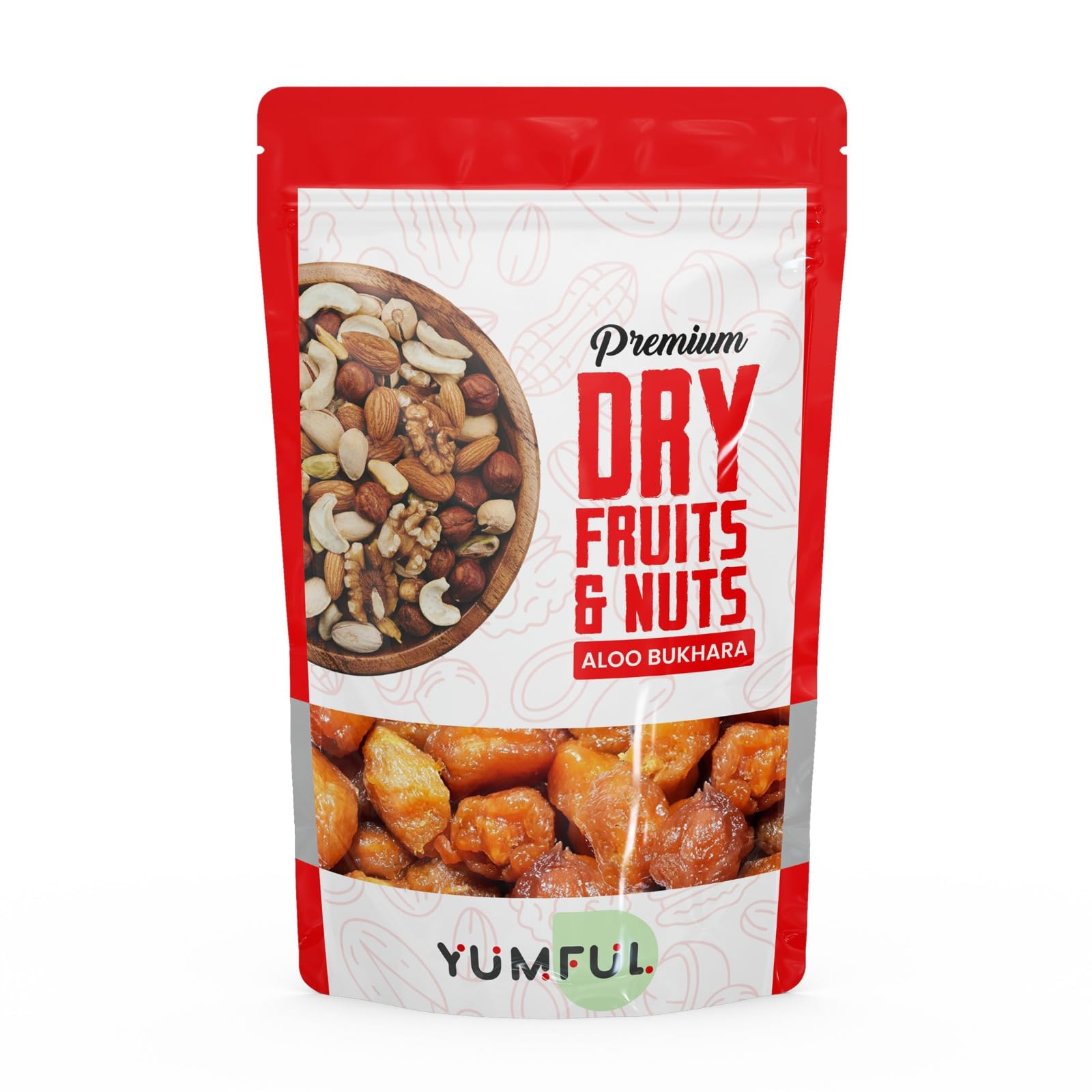 Yumful 1Kg, Aloo Bukhara Seeded Plum, Dry Plum, Alpakonda Fruit, Alpagoda Pandu, in Dry Fruits, Seeded Plums, Aalu bukhara