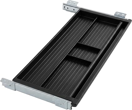 Mount-It! Under Desk Pencil Drawer | 21.25 W, Ball Bearing Slide-Out Organizer for Office Supplies, Paper & Pencils | Fits Desks Over 1 Thick, Adjustable Extension 16.2528