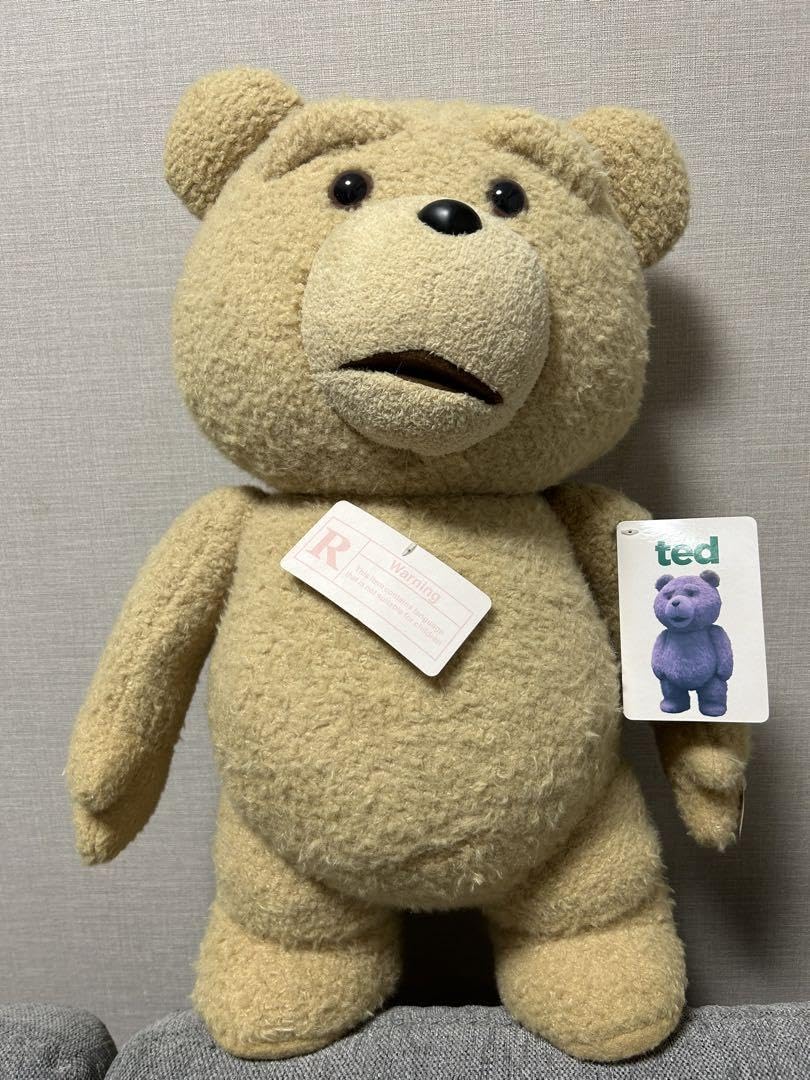 Ted ぬいぐるみ ベージュ 【美品】テッド 正規品 等身大　60cm R指定版 Amazon.co.jp: TED テッド 等身大ぬいぐるみ R指定バージョン