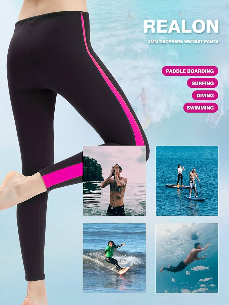 REALON レディースウェットスーツ 2XL スポーツスイミング ダイビング Amazon | REALON ウェットスーツパンツ レディース 圧縮レギンス