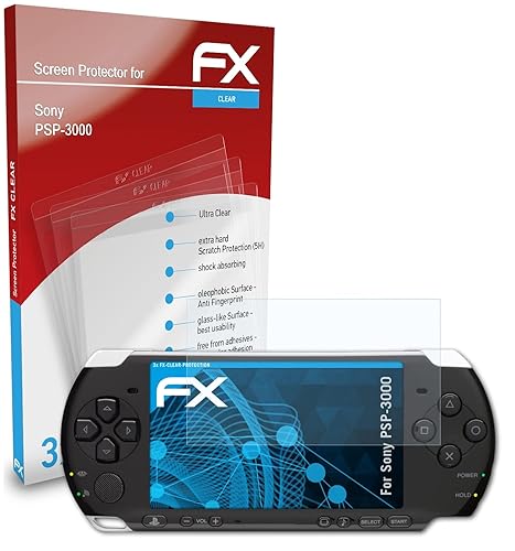Miniatura 3 de atFoliX Screen Protection Film compatible with Sony PSP-3000 Screen Protector, ultra-clear FX Protective Film (3X)