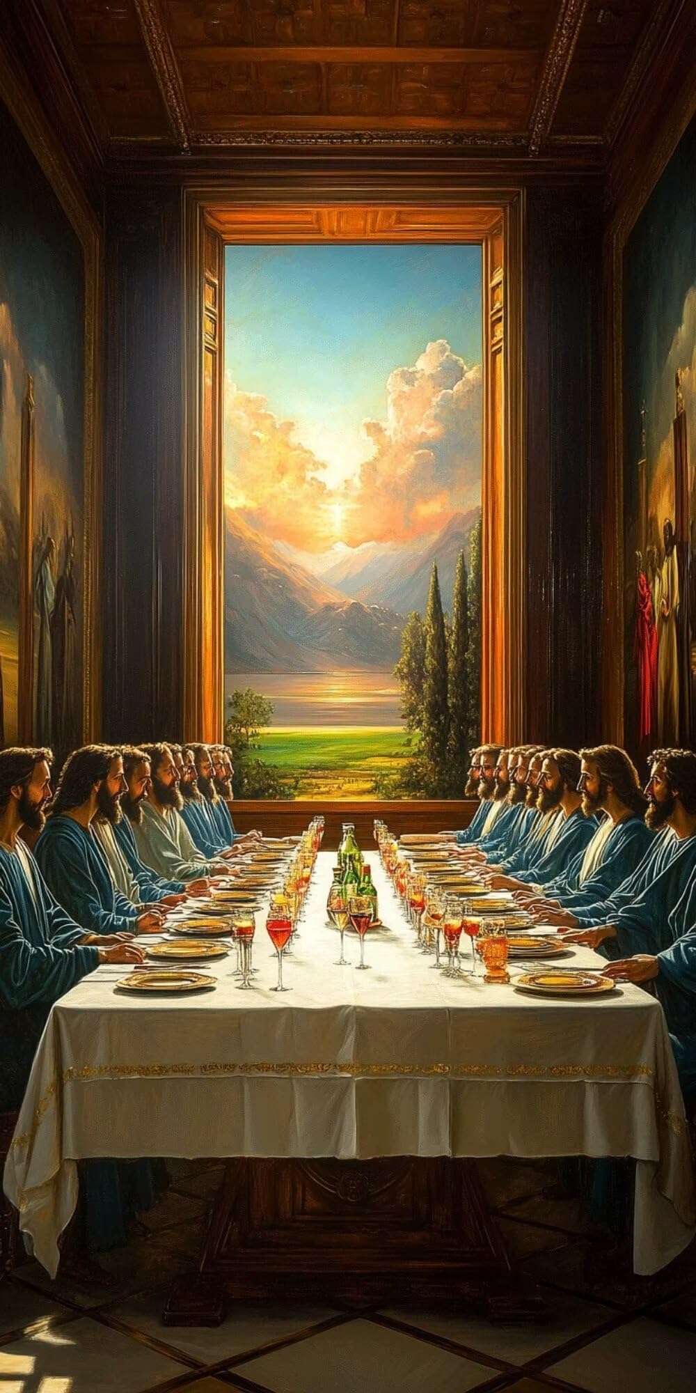 The Last Supper Diamentowe zestawy artystyczne dla dorosłych, duże zestawy do malowania diamentami dla dorosłych, pełne wiercenie, kryształ, sztuka, haft krzyżykowy, stras, sztuka i rękodzieło, obrazy