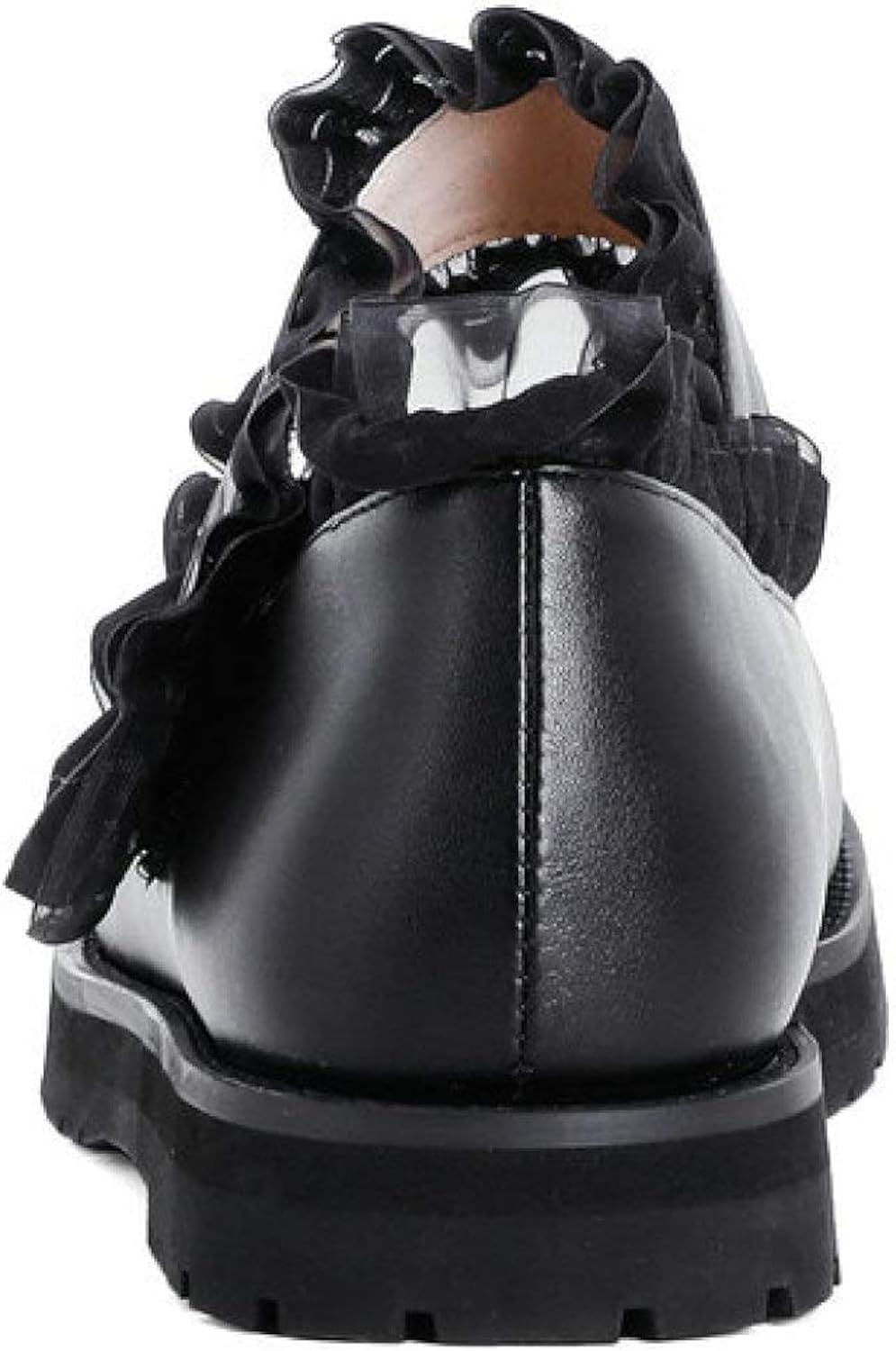 Mary Jane Flat Lace Platform Loose Round Head Uniform Women's Shoes