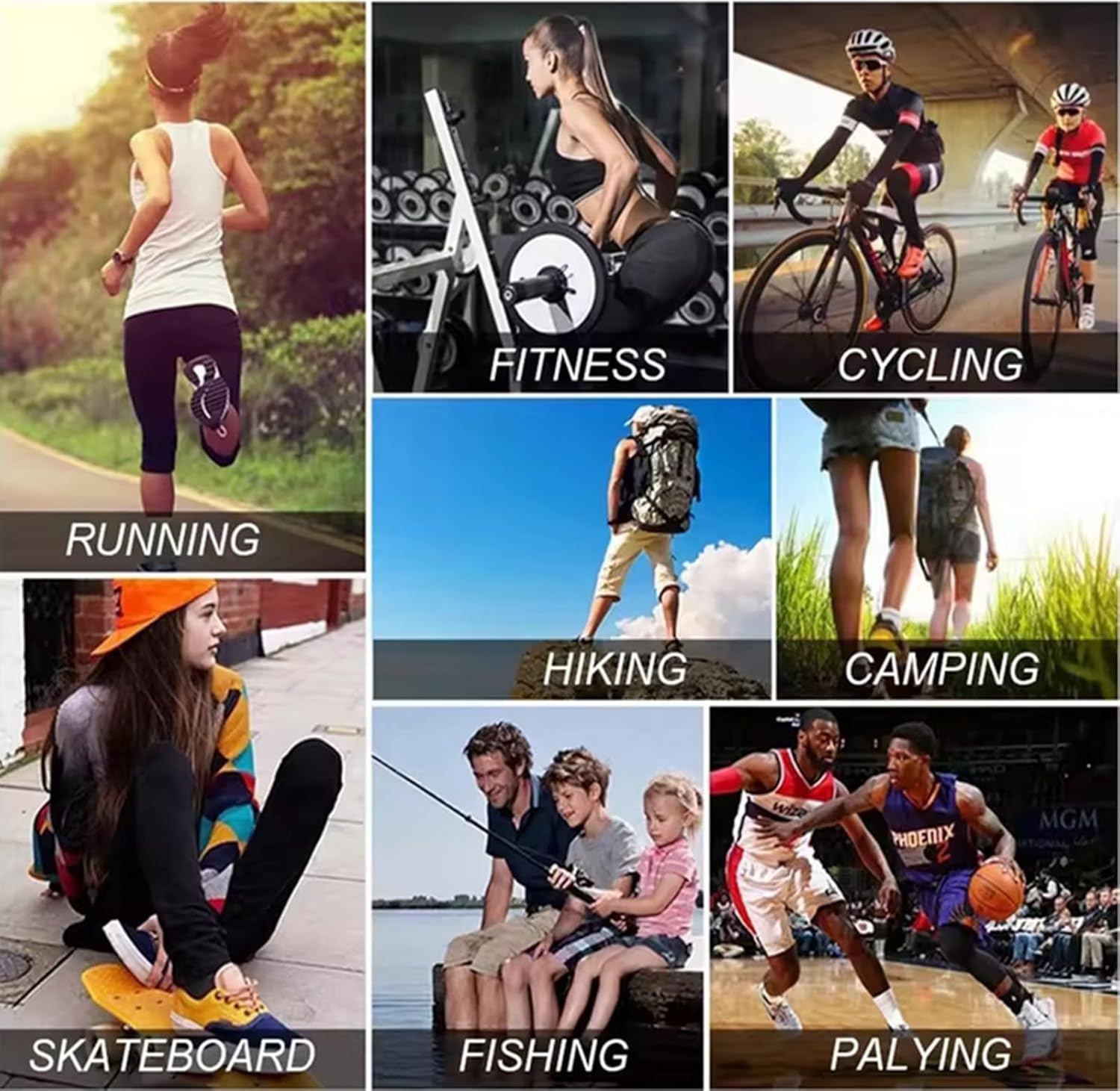 Scarves Bandanas Skull Face Tube Headband, Gaiter Head Wrap Balaclava Magic Scarf Motorcycle Multi Function Headwear - Image 6