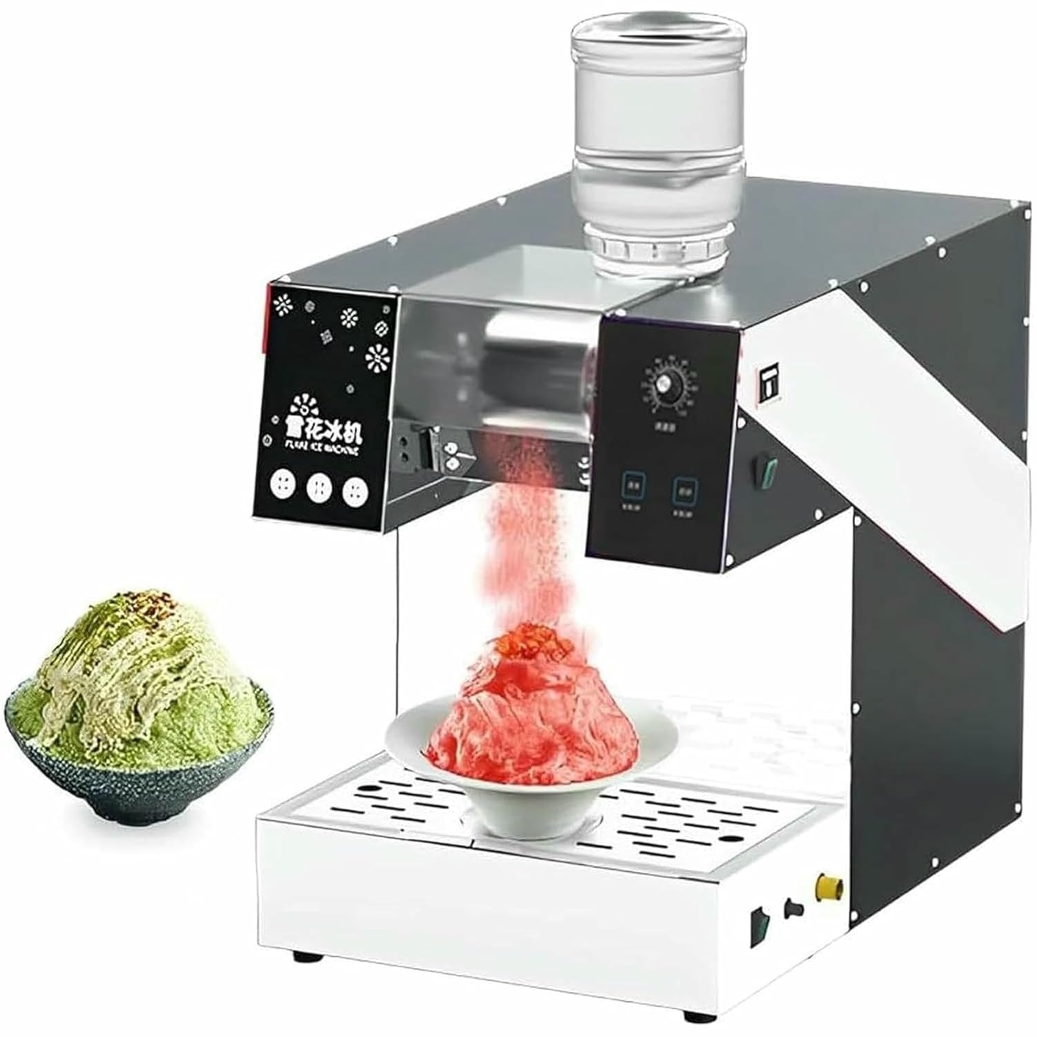 Commercial Air Cooling Korea Bingsu Machine, Snow Ice Maker Shaver Machine, Snowflake Ice Machine (120KG)