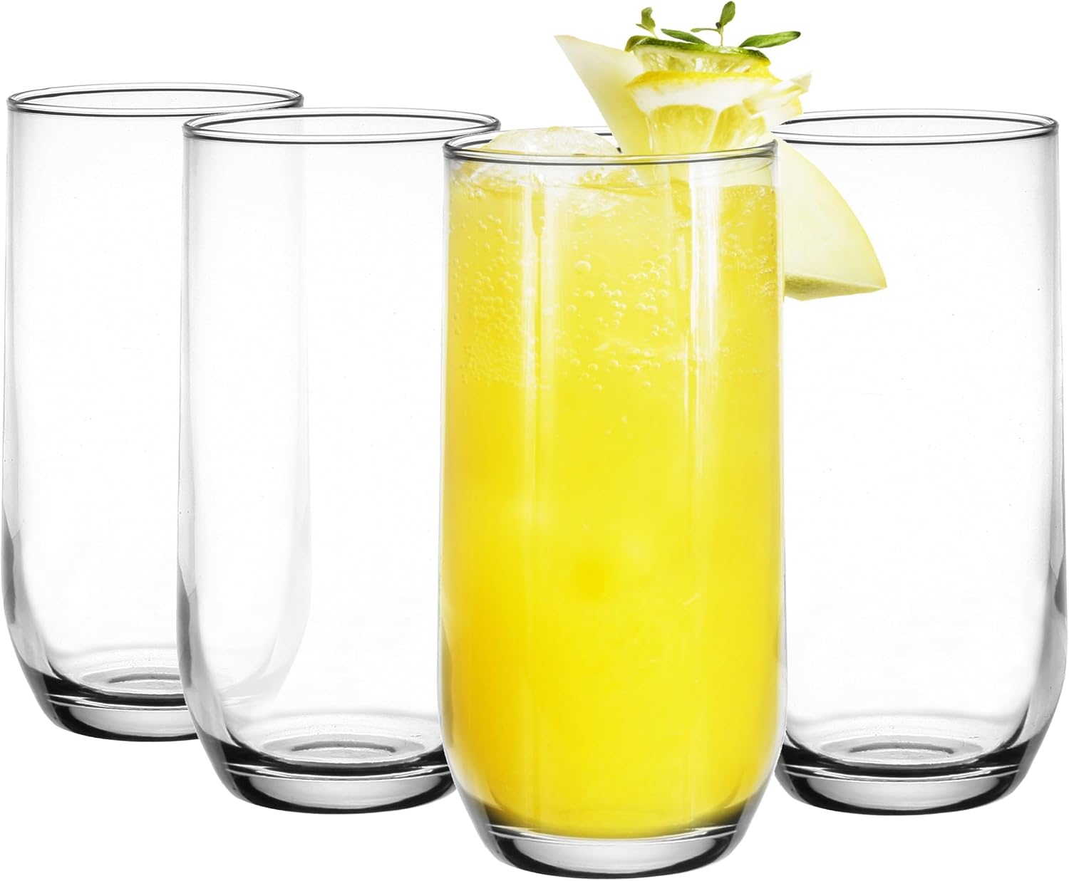 Glasmark Krosno 1992 Glass Drinking Glass High 280 ml Robust Dishwasher Safe High Gloss Transparent