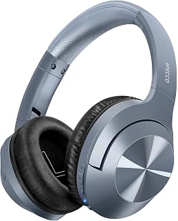 I love e iFecco Wireless Bluetooth Headphones Over-Ear, Foldable HiFi Stereo Headset with Built-in Microphone and Soft Protein Earpads for Travel, Home, Office