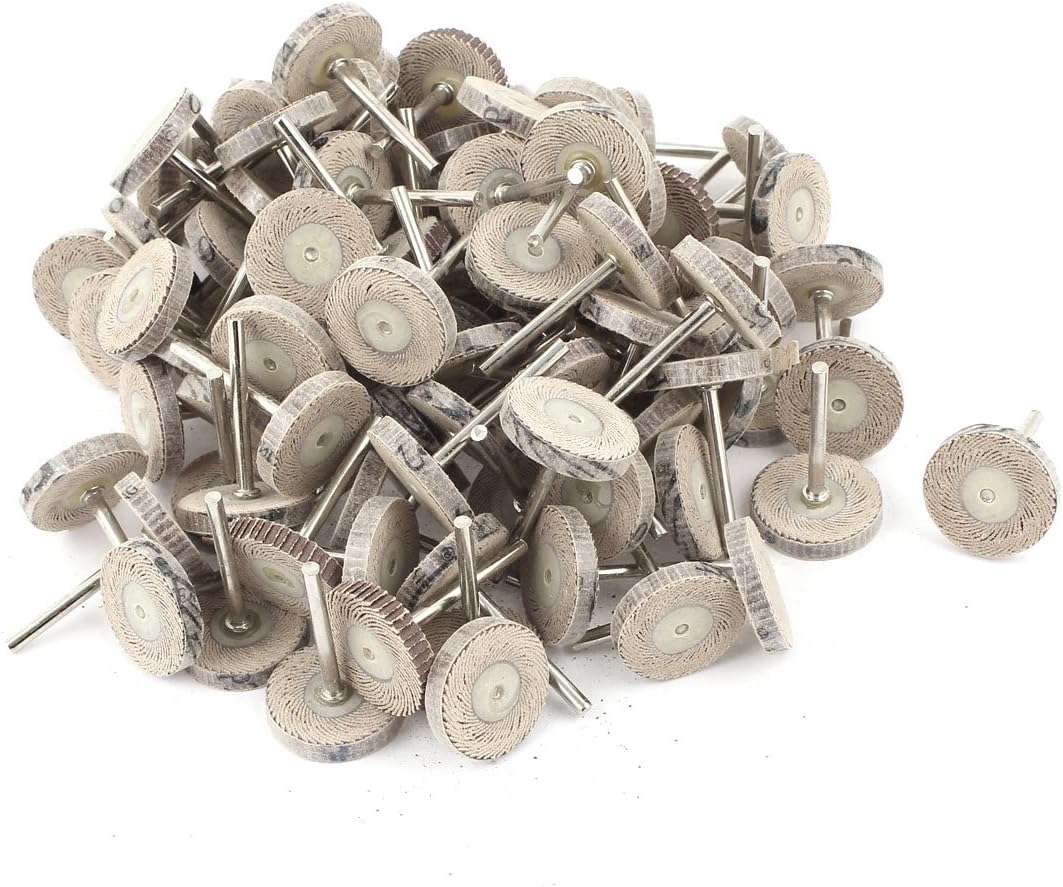 3/4" x 1/8" x 1/8" Polishing Grinding Tool 240 Grit Flap Wheel 100 Pcs (161b1ccdf42ea565d551cc29be35d6ed)