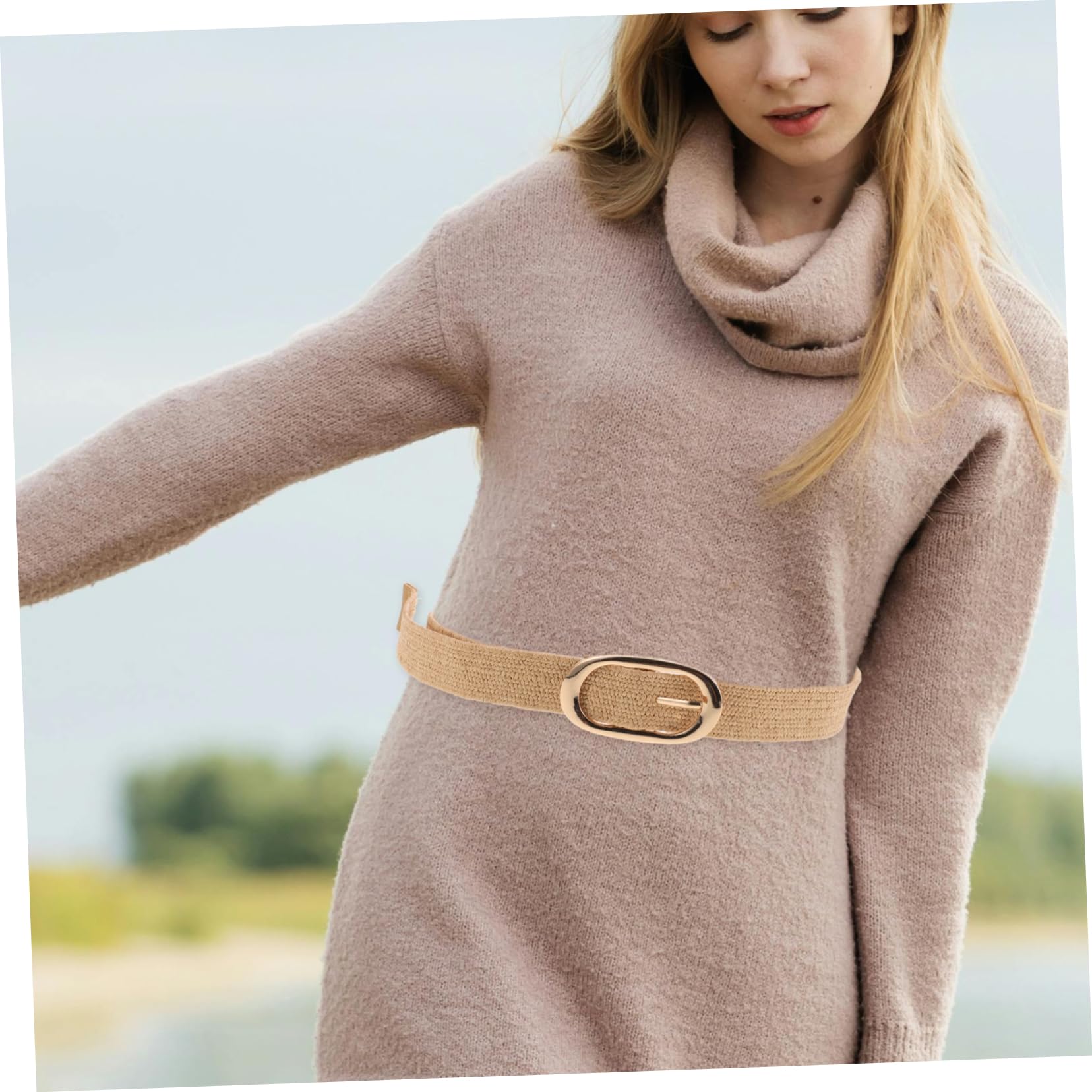 VALICLUD 3 Piezas Cinturón Trenzado Vestido Cinturón De Cintura Ropa Vestido Hebilla Banda De Cintura Para Las Mujeres De Cintura Para Niñas De