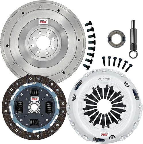 ClutchMaxPRO Performance Stage 2 Clutch Kit with Flywheel Compatible with 2002-2006 Mini Cooper S Hardtop 2005-2008 Cooper S Convertible