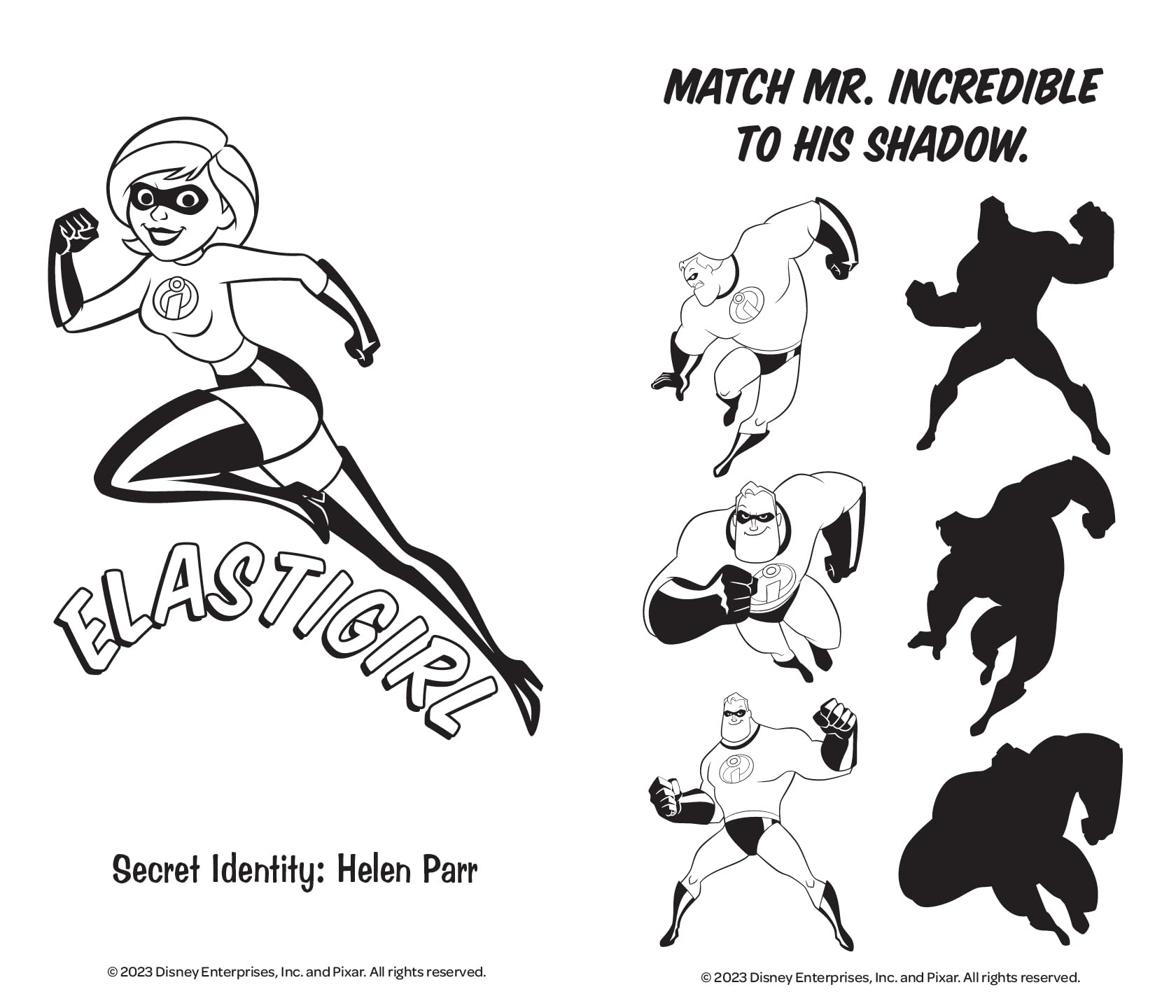 Disney The Incredibles - Set di bomboniere per feste di compleanno, confezione con 24 confezioni da gioco Incredibles | Mini libri da colorare, adesivi per sacchetti regalo (Pixar Incredibles Party