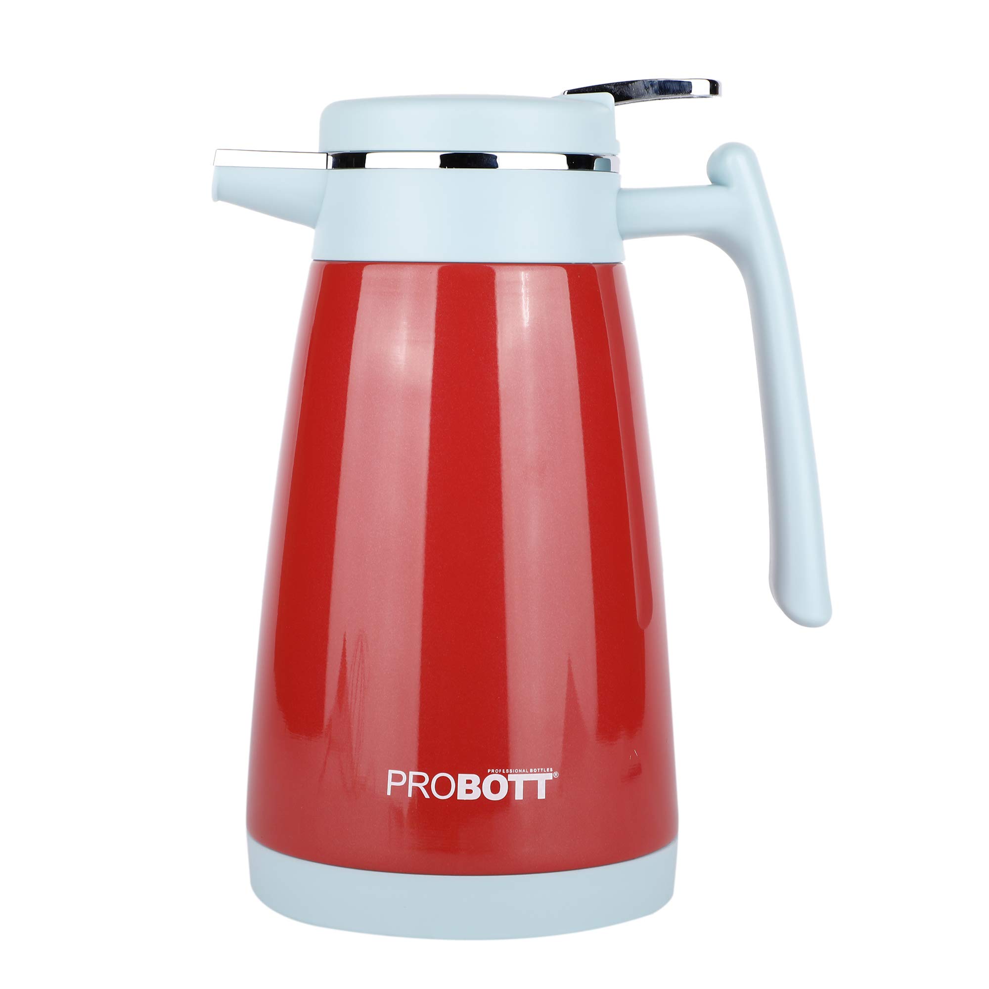PROBOTTThermosteel Mocha Tea Coffee Pot 1600ml -Red PB 1600-88