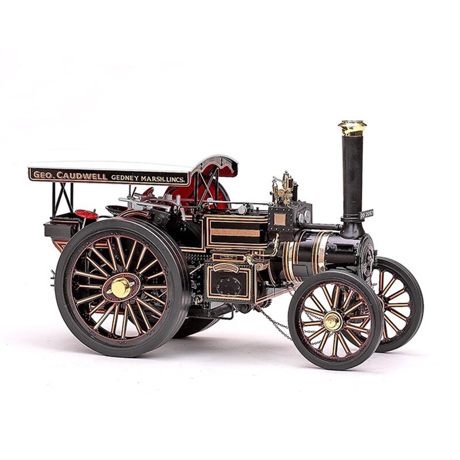 Amazon.co.jp: モデルカーのおもちゃ 1:24 蒸気トラクター 1905 合金
