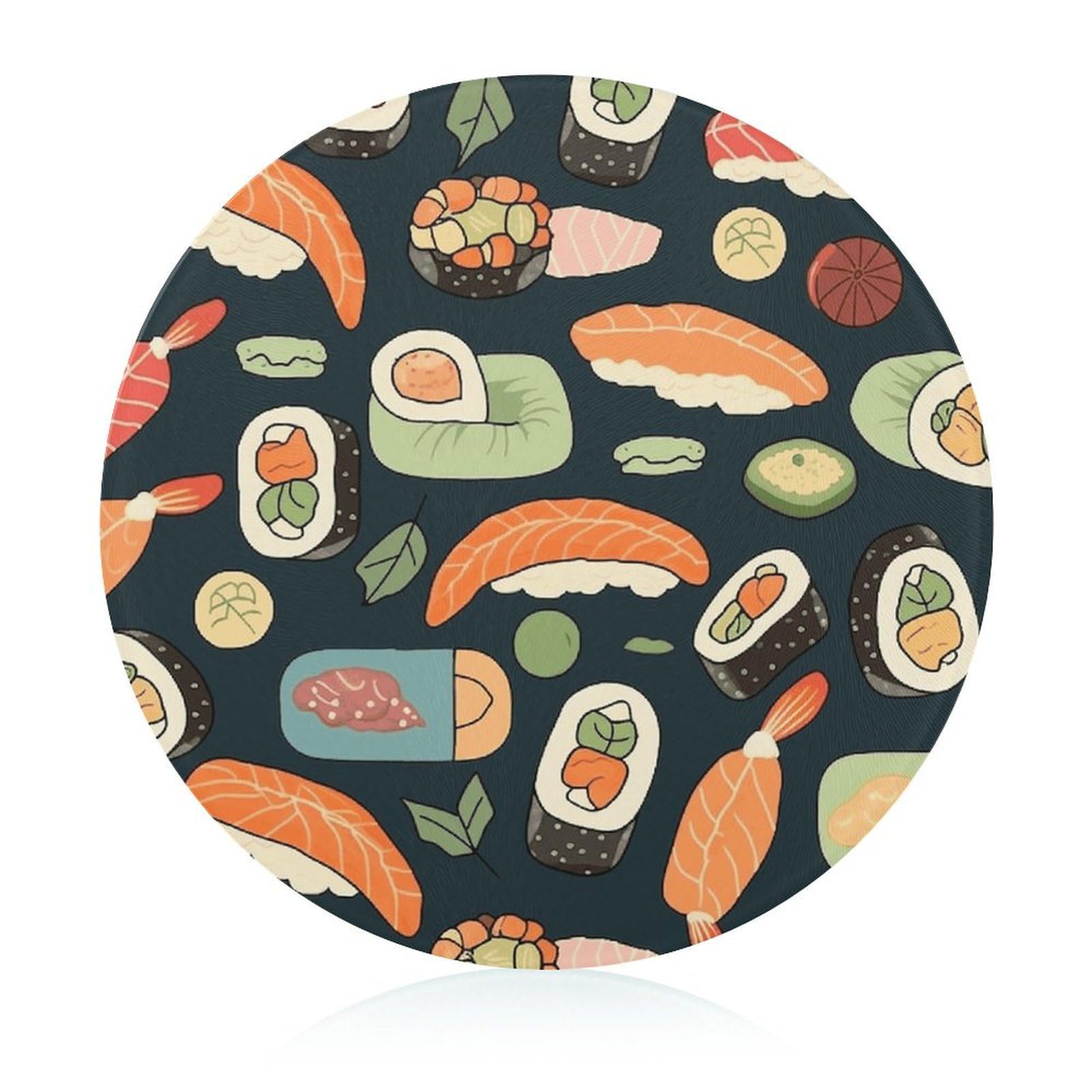 Planches à découper en verre décor sushi pour animer vos apéritifs dinatoires