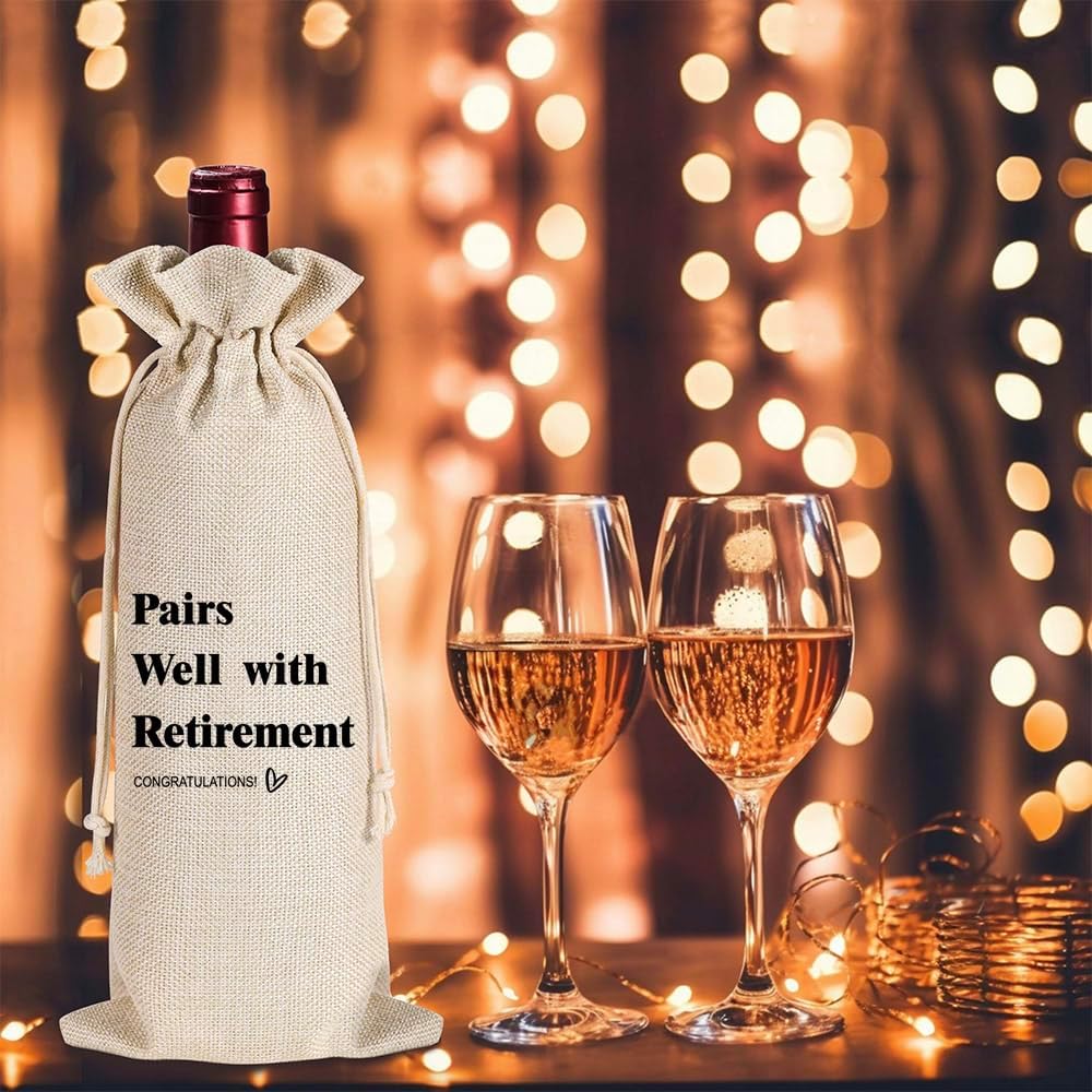 Funny Retirement Gifts for Women Men 2026 - Retirement Wine Glass Funny Birthday Gifts for Retired Friends Teacher Coworkers Boss Nurses Friends, Coworkers Farewell Leaving Going Away Gift - Image 6