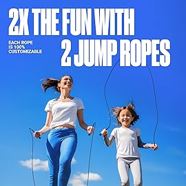 Adjustable Jump Rope for Fitness and Exercise - Skipping Rope for Cardio, Boxing, and Weight Loss - Speed Rope perfect for Men & Women