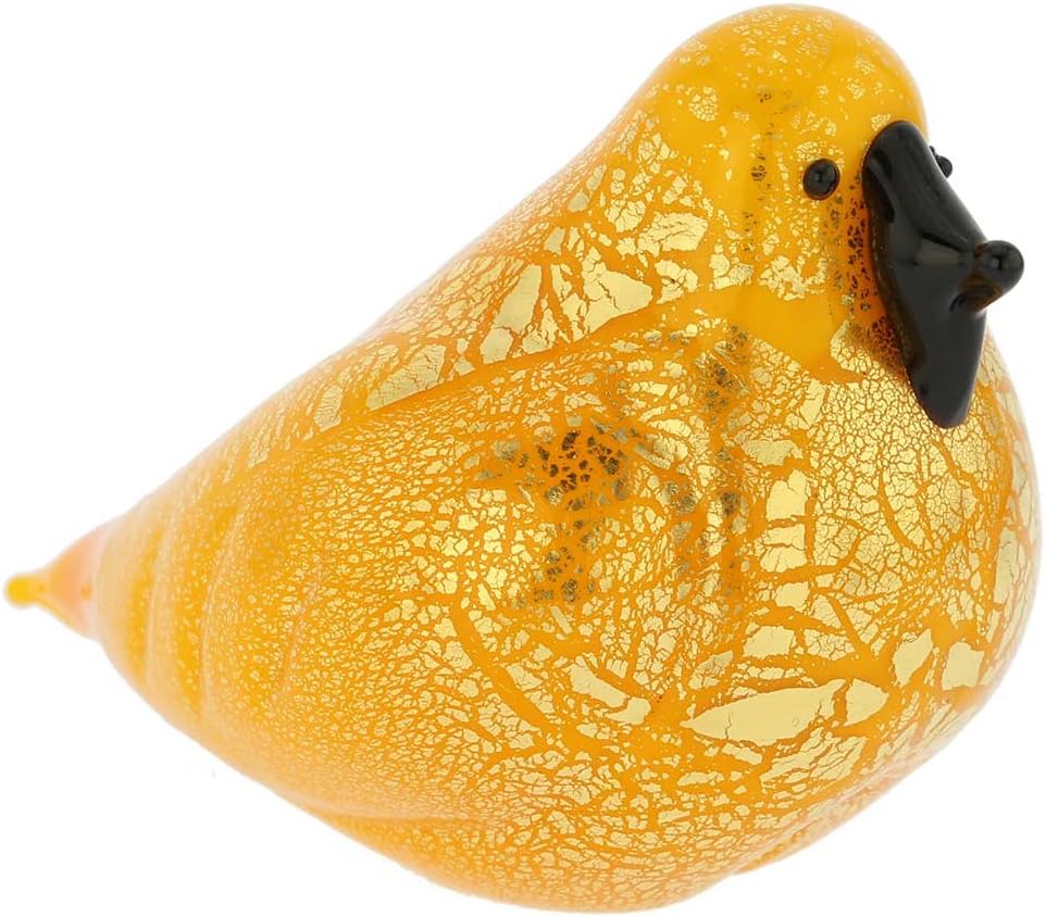 Glass Of Venice Murano Glass Bird - Yellow