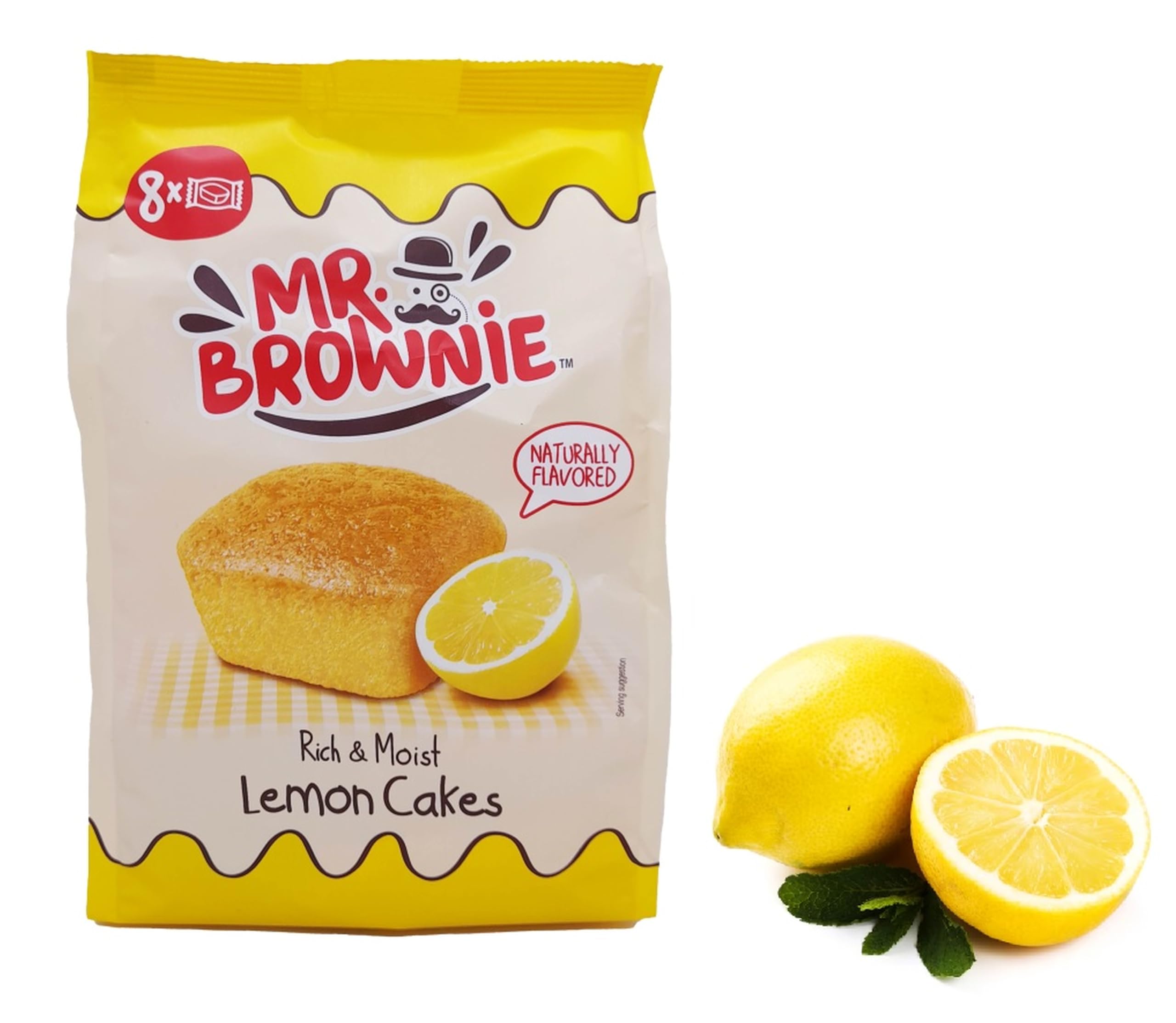Mr. Brownie Probierpaket 3 x 200g | Galactic | Lemon | Chocolate + Gratis Topcandy Snack Schale | 8 Brownie Je Packung | Köstliches Feingebäck | Vorteilspack | Süßer Snack Zum Teilen
