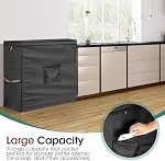 Deep Freezer Cover, Waterproof Dustproof Chest Freezer Cover, Freezer Covers for Outside 7.0 Cubic Feet Chest Freezer All Season Protection, Top with Zipper to Open(33"L X 22.5"W X 34"H)