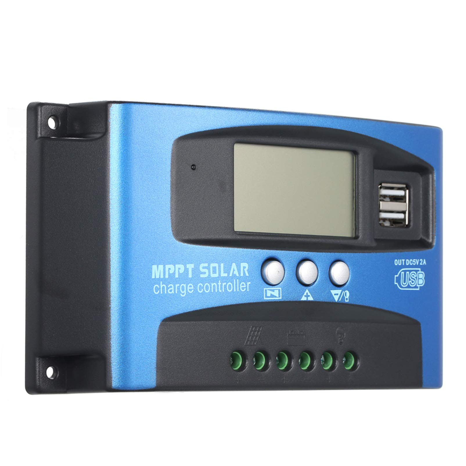 50A MPPT Solar Charge Controller Dual USB LCD Display Auto Solar Cell Panel Charger Regulator-image-25