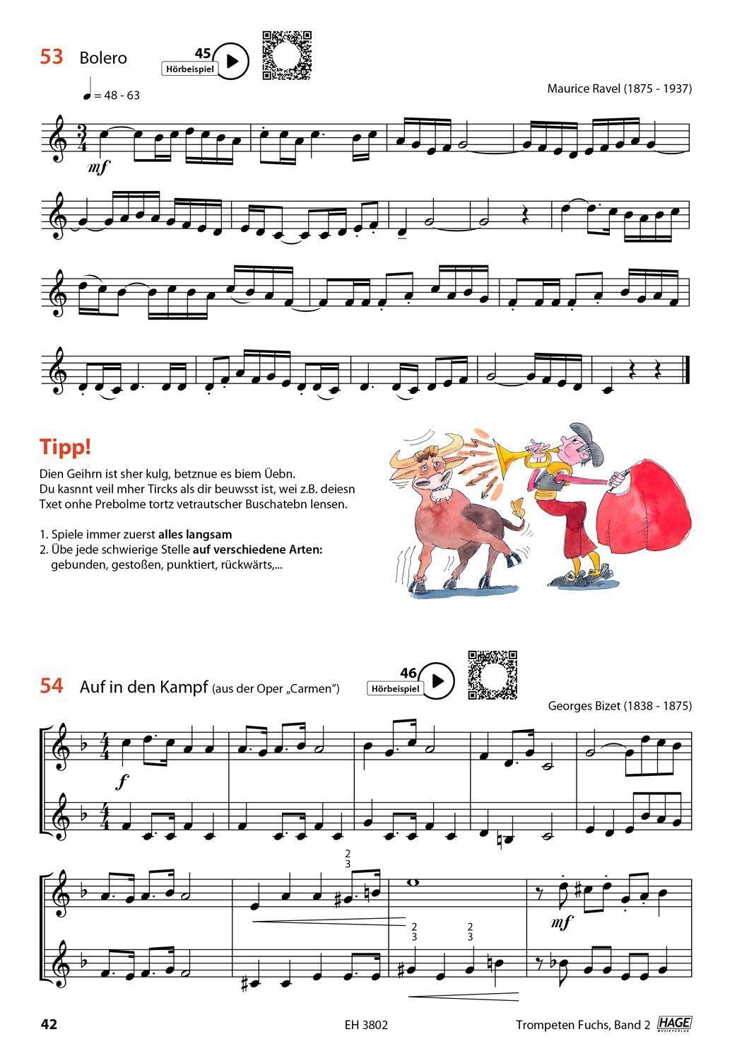 Trompeten Fuchs Band 2: Trompetenschule für Flügelhorn, Kornett oder Tenorhorn
