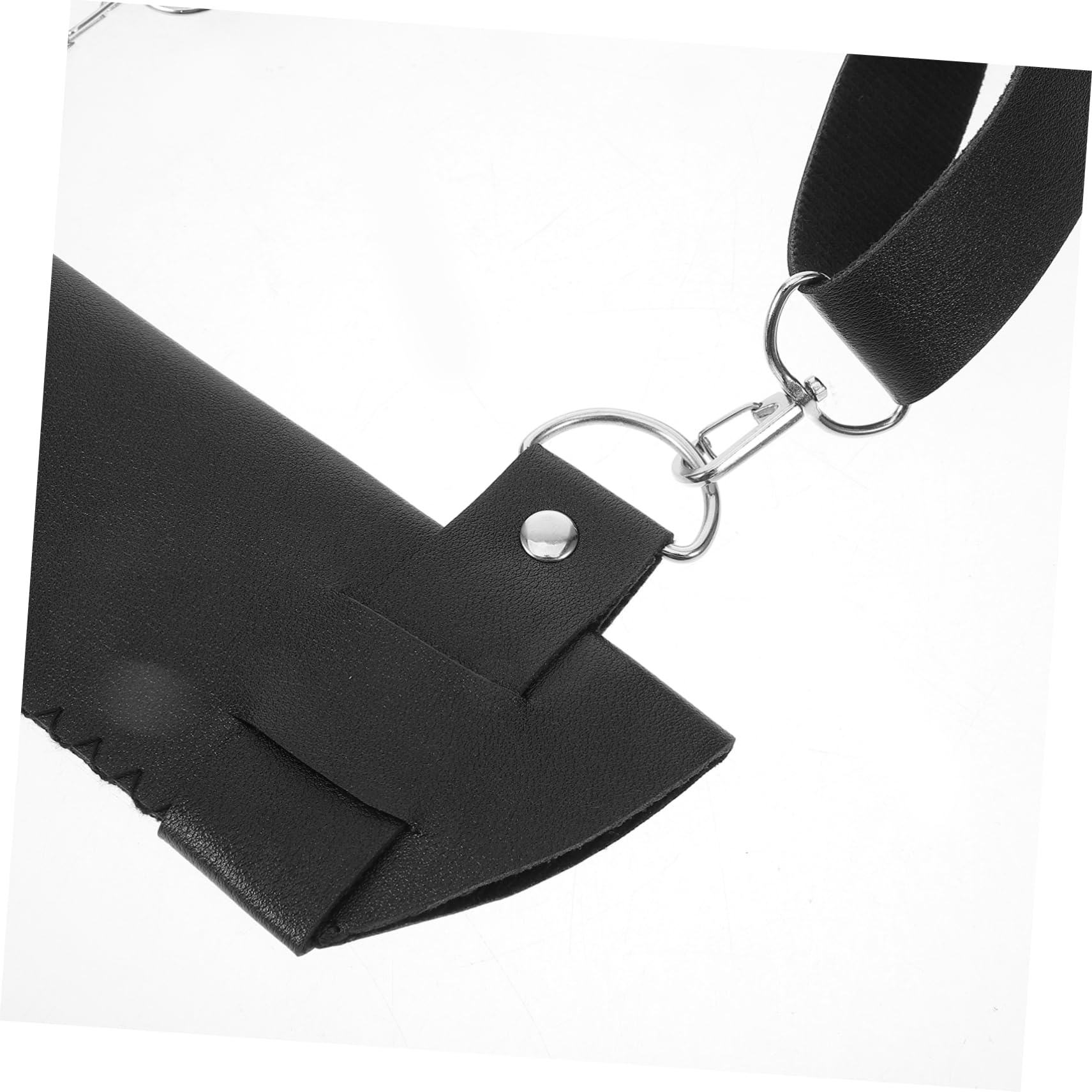 POPETPOP Elegant Sword Fixing Tool Sword Backpack Pu Leather Frog Holder for Waist Belt