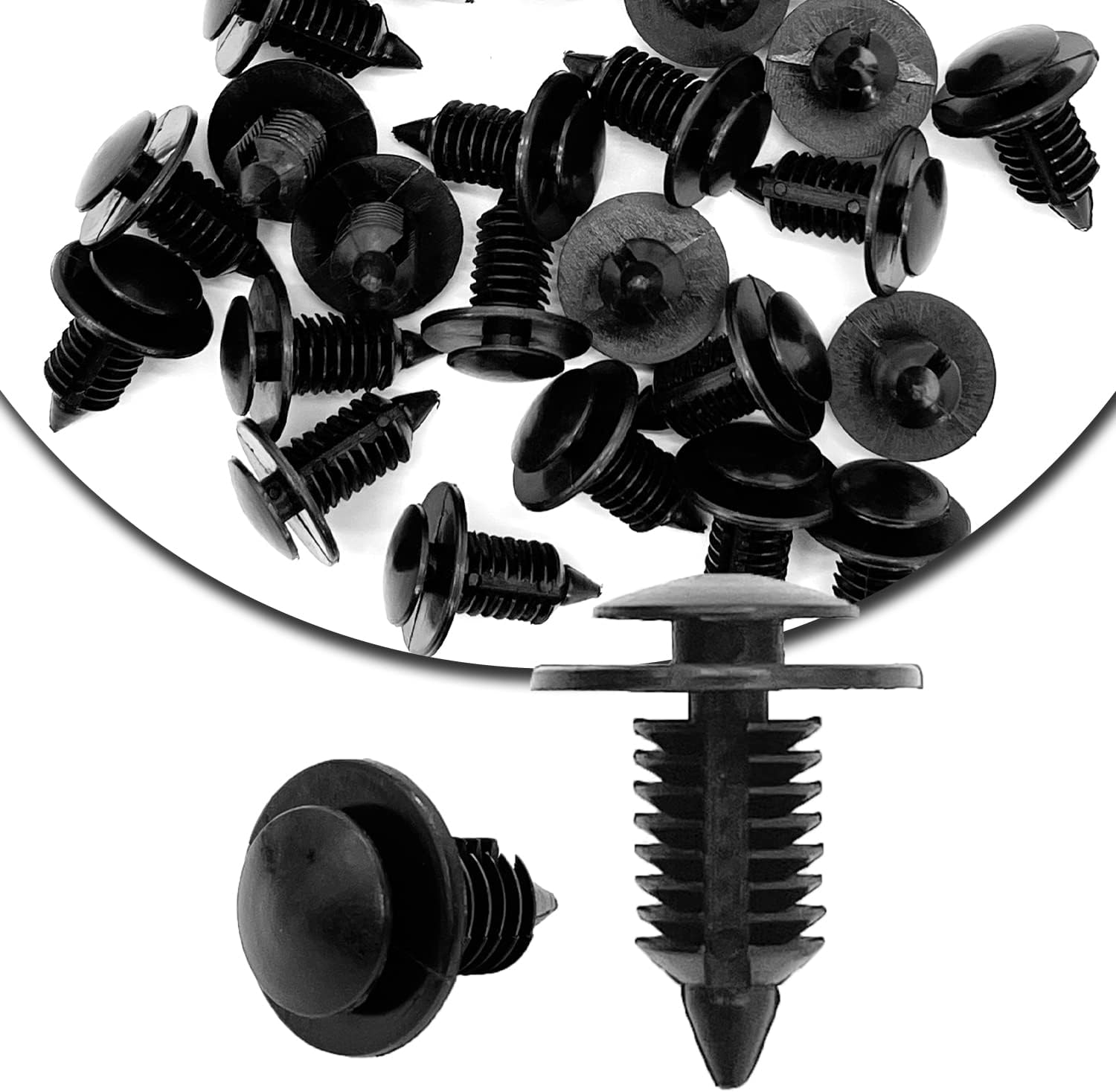 Gistilli 30PCS Interior Door Panel Clips Fender Bumper Fasteners Compatible with Ford Dodge Chrysler N805155-S 6505878-AA