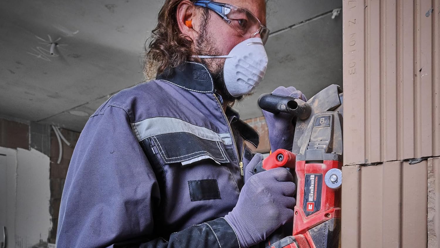 Einhell Professional TP-MA 36/30 Li BL-Solo Power X-Change Battery Grinder (36 V, Cutting Width up to 30 mm, Cutting Depth up to 30 mm, incl. 2 Diamond Cutting Discs)