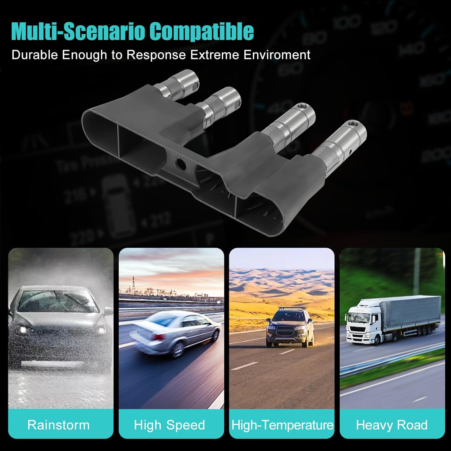 (OEM Parts) 16Pcs Active Fuel Management Valve Hydraulic Roller Lifters and Guide Trays Compatible with GMC Cadillac Chevy Buick Pontiac 4.3L 5.3L 6.0L 6.2L, Replace 12569256 12645725 12680871