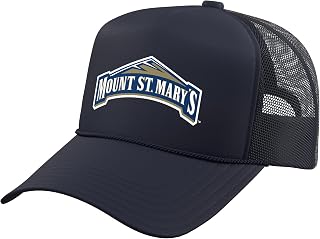 Mount St. Mary's University Mountaineers Logo Trucker Hat with Adjustable Mesh Back