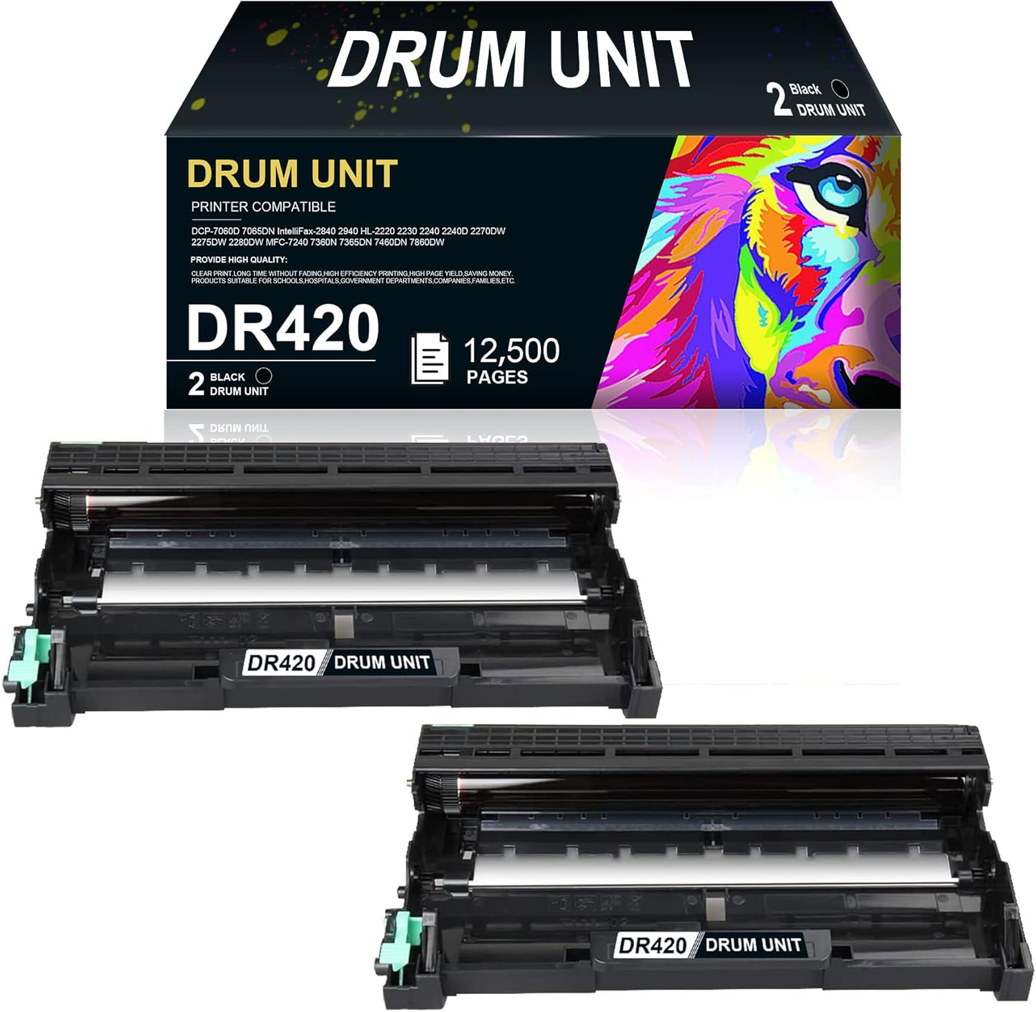 CHLOINK Compatible DR420 Drum Unit Replacement for Brother