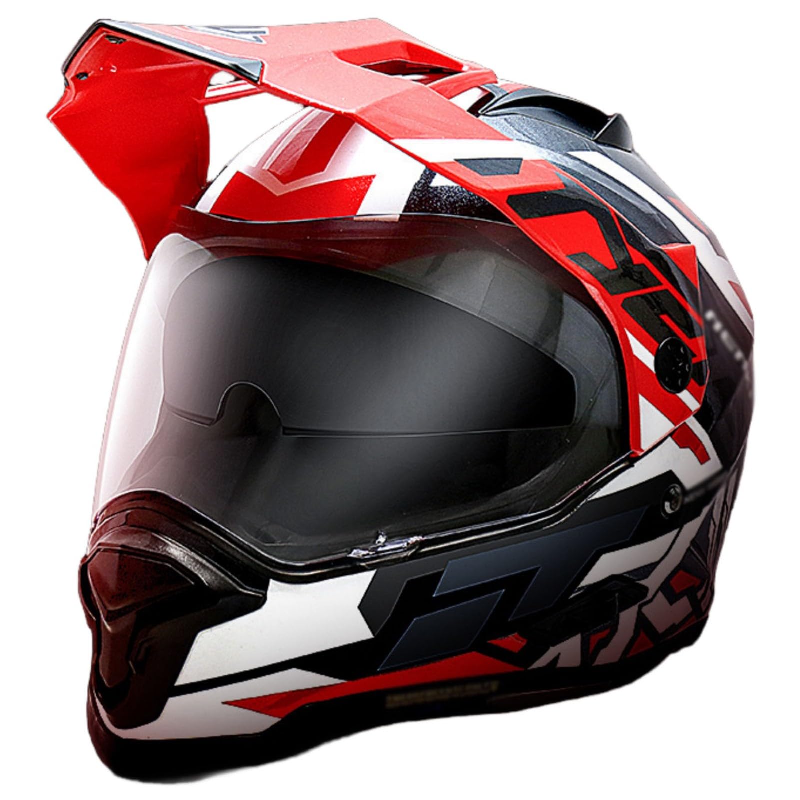 Kask motocrossowy dla dorosłych, integralny kask motocyklowy do Offroad, homologacja ECE 22.06, downhill, quad, enduro, wyścig, kask motocyklowy z wizjerem