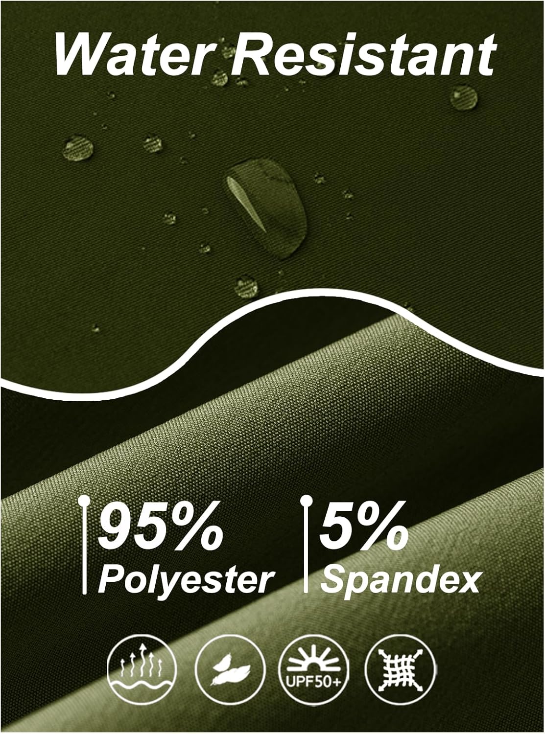 DEVOROPA Boys Athletic Shorts Lightweight Quick Dry Hiking Cargo Shorts with Zipper Pockets for Outdoor Running - Image 4